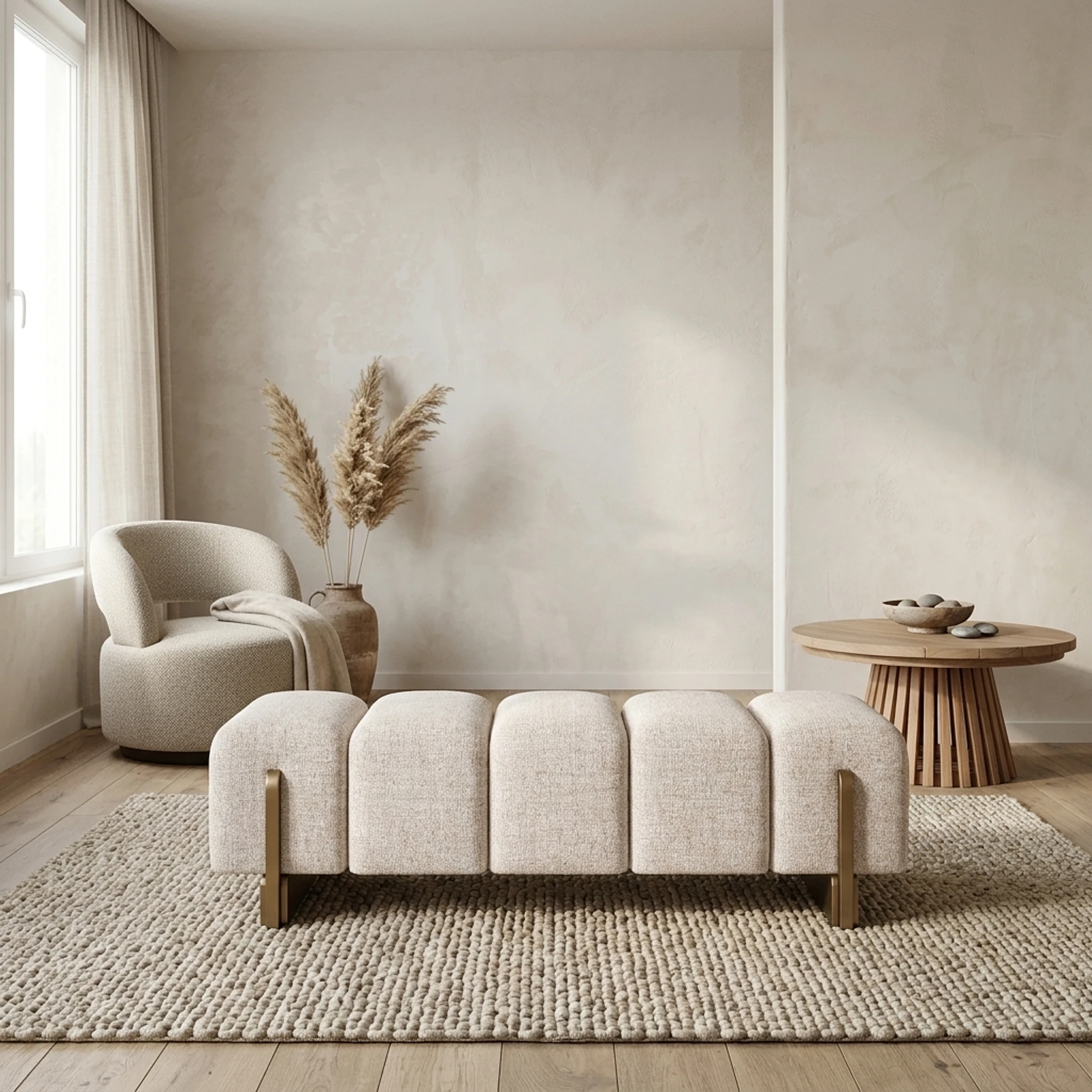 Bank Caleo cream tweed - Richmond Interiors