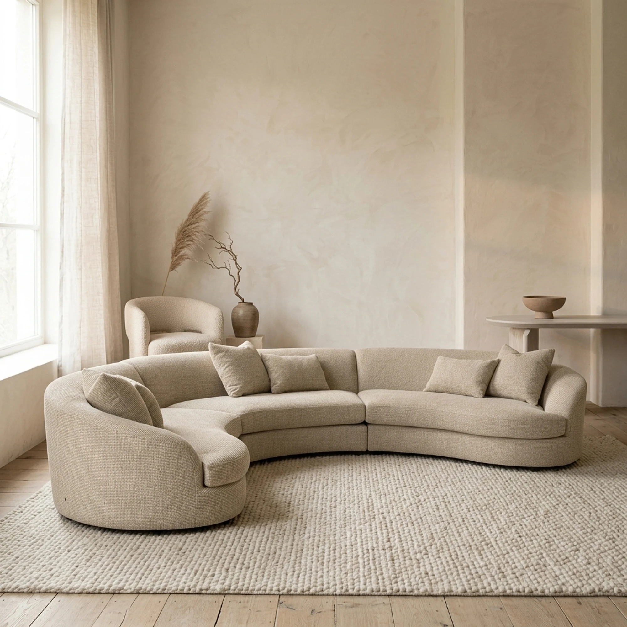 Bank Morena cream blockweave - Richmond Interiors
