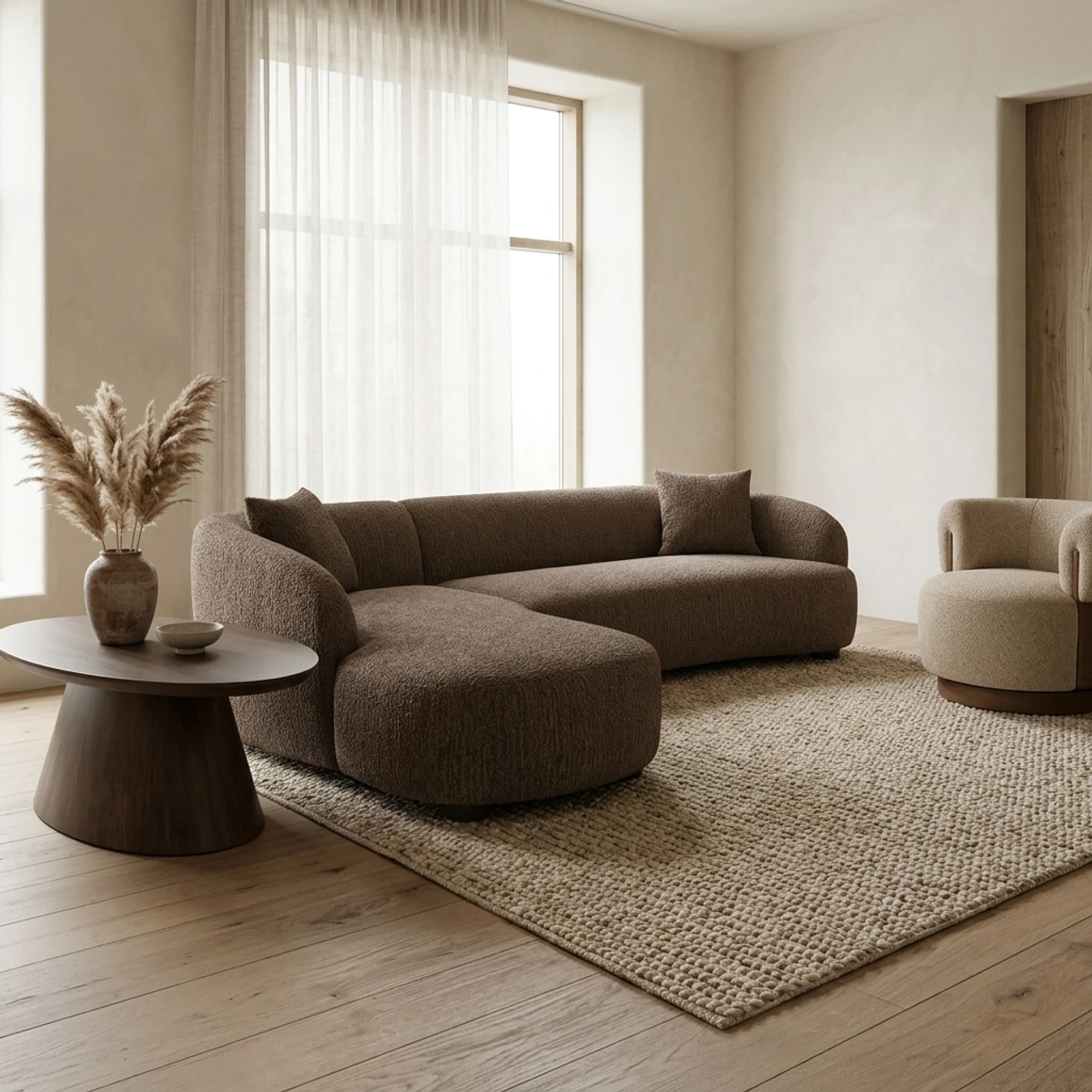 Bank Pandora brown chunky lounge links - Richmond Interiors