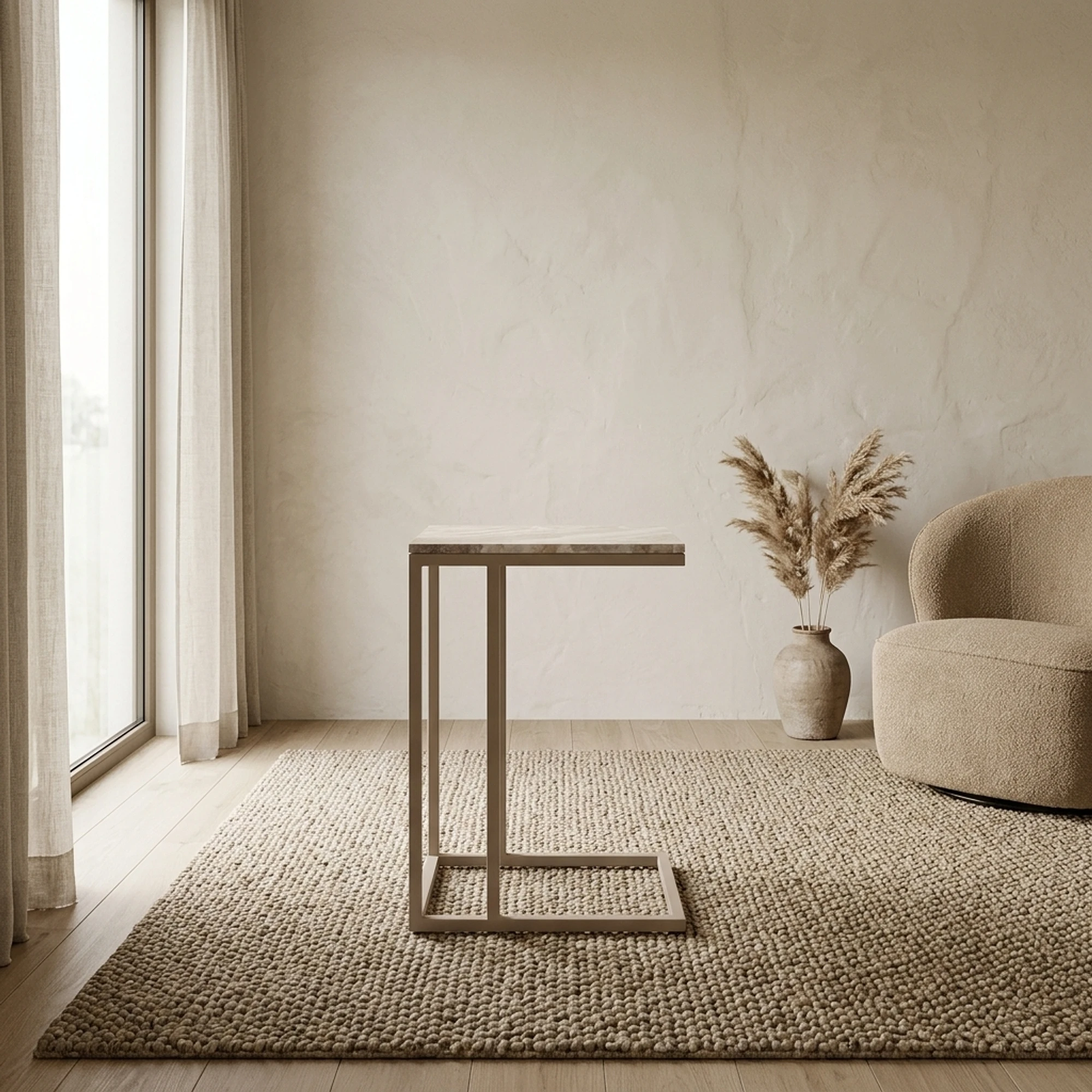 Sofa side table Fairfax clay - Richmond Interiors