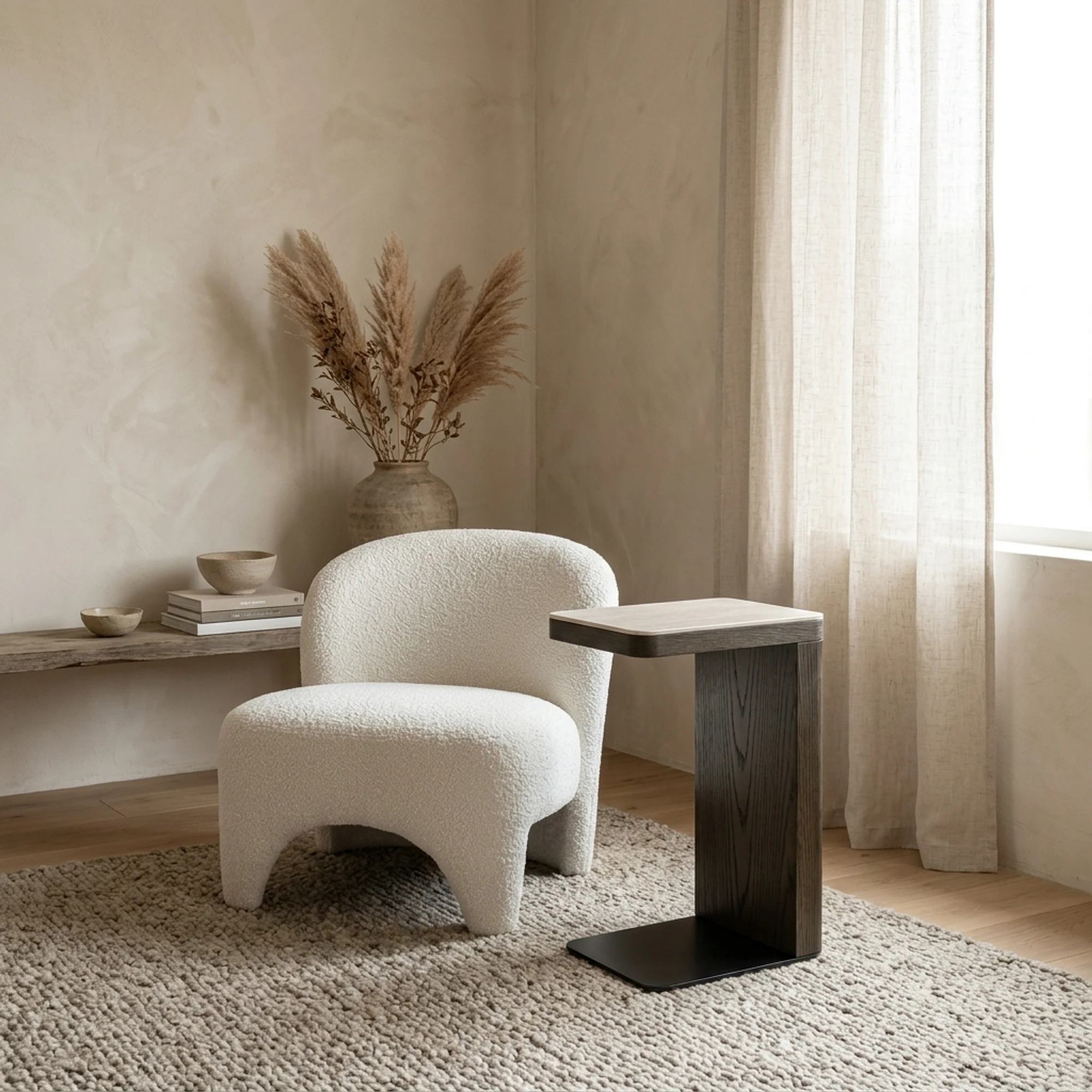 Sofa side table Nando brown - Richmond Interiors