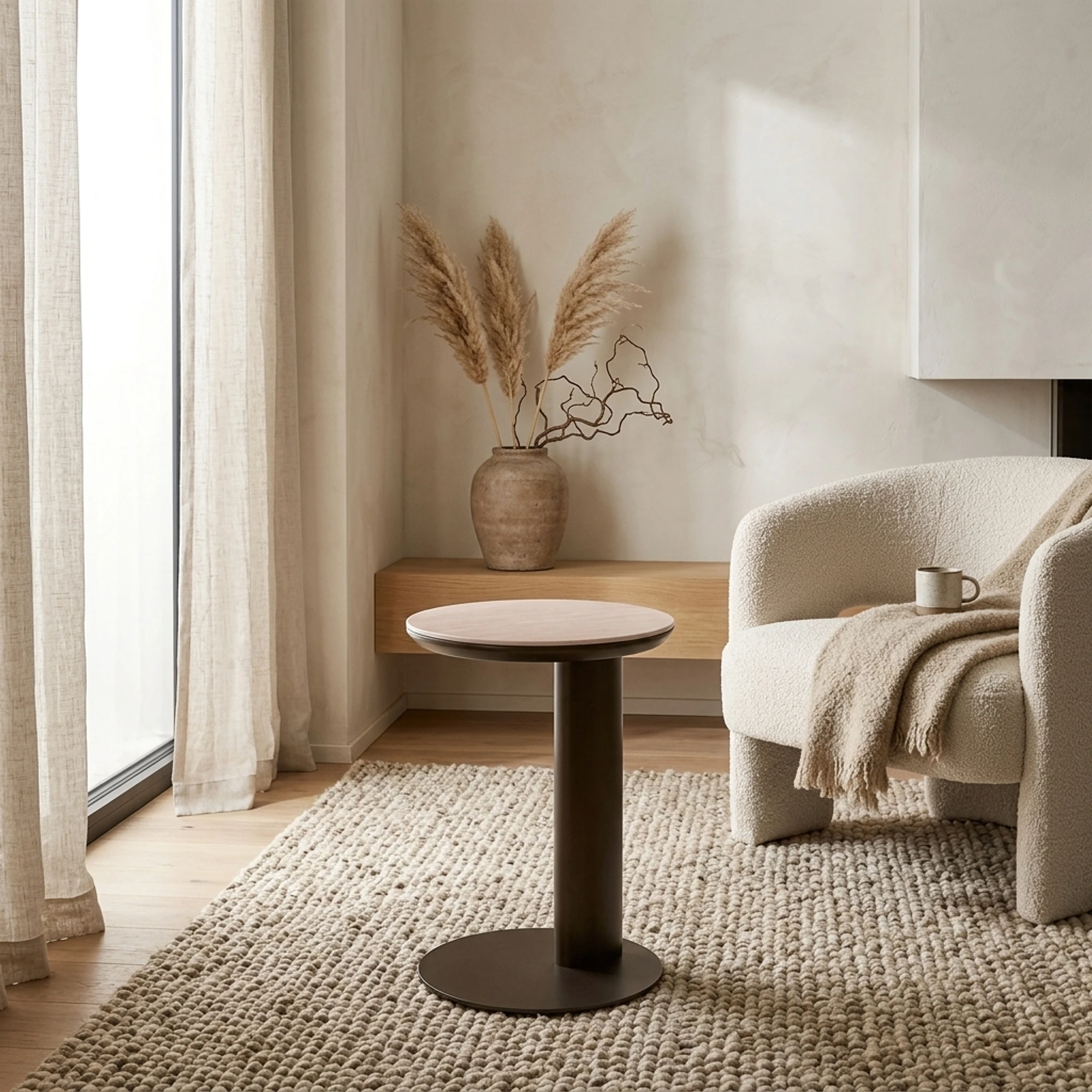 Sofa side table Ritz brown - Richmond Interiors