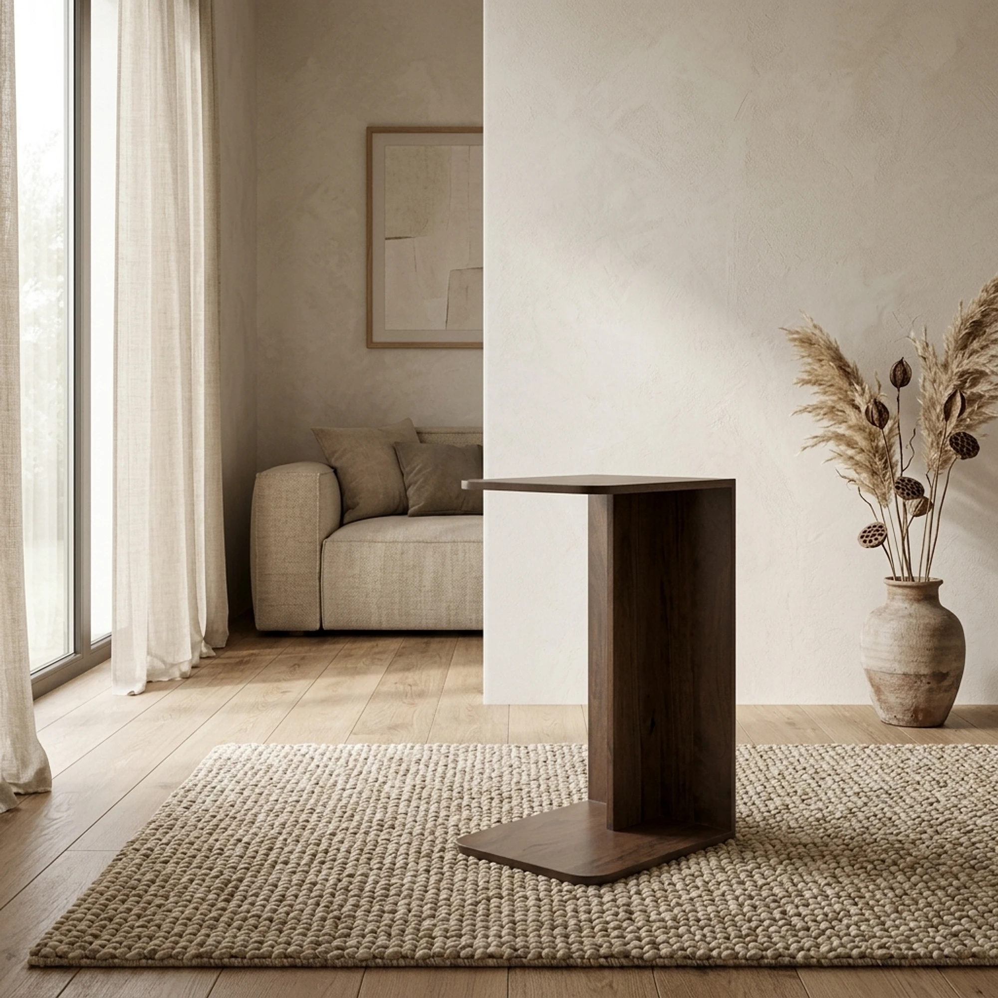 Jade Coffee Table Straight Brown - Benoa