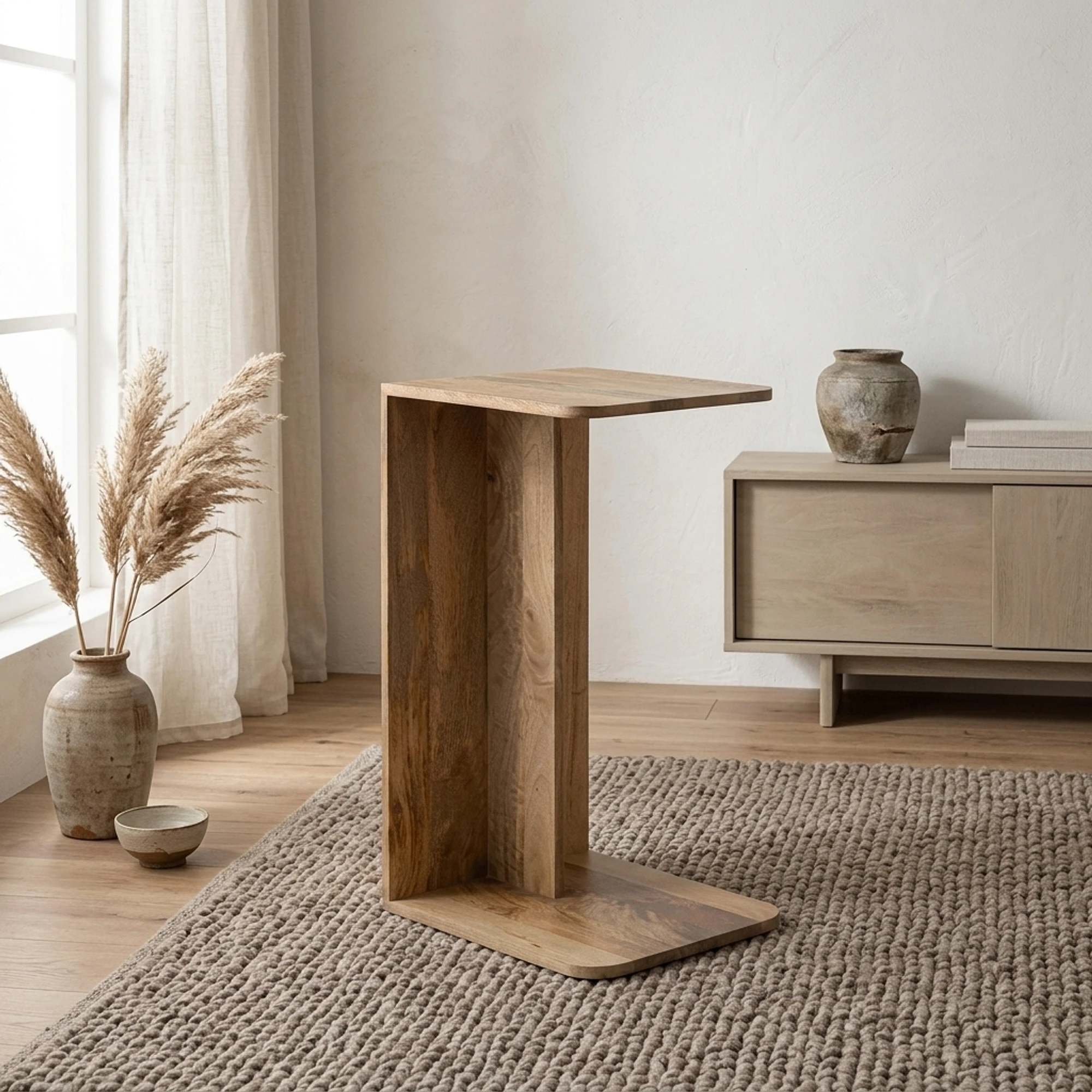 Jade Side Table Straight Natural - Benoa