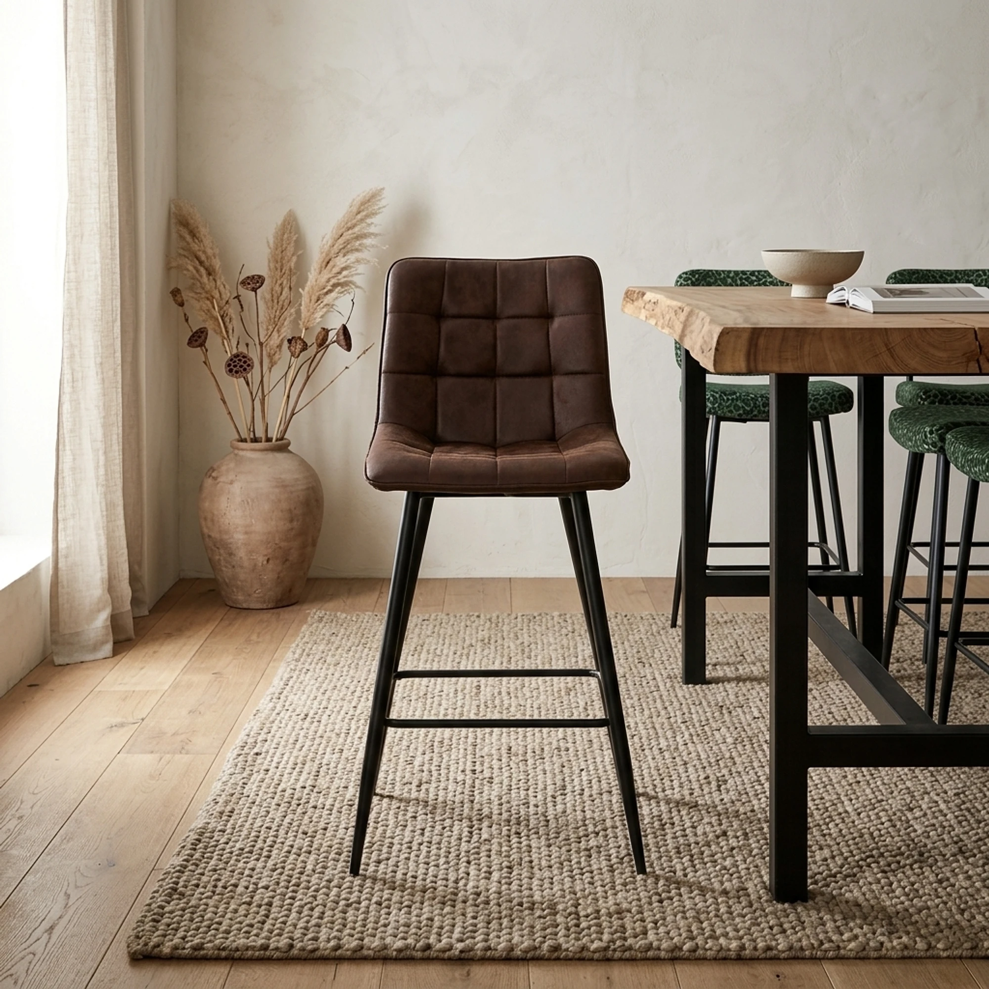 Bar Stool Lucille CEP 09 Dark Brown (seat 67) - Benoa