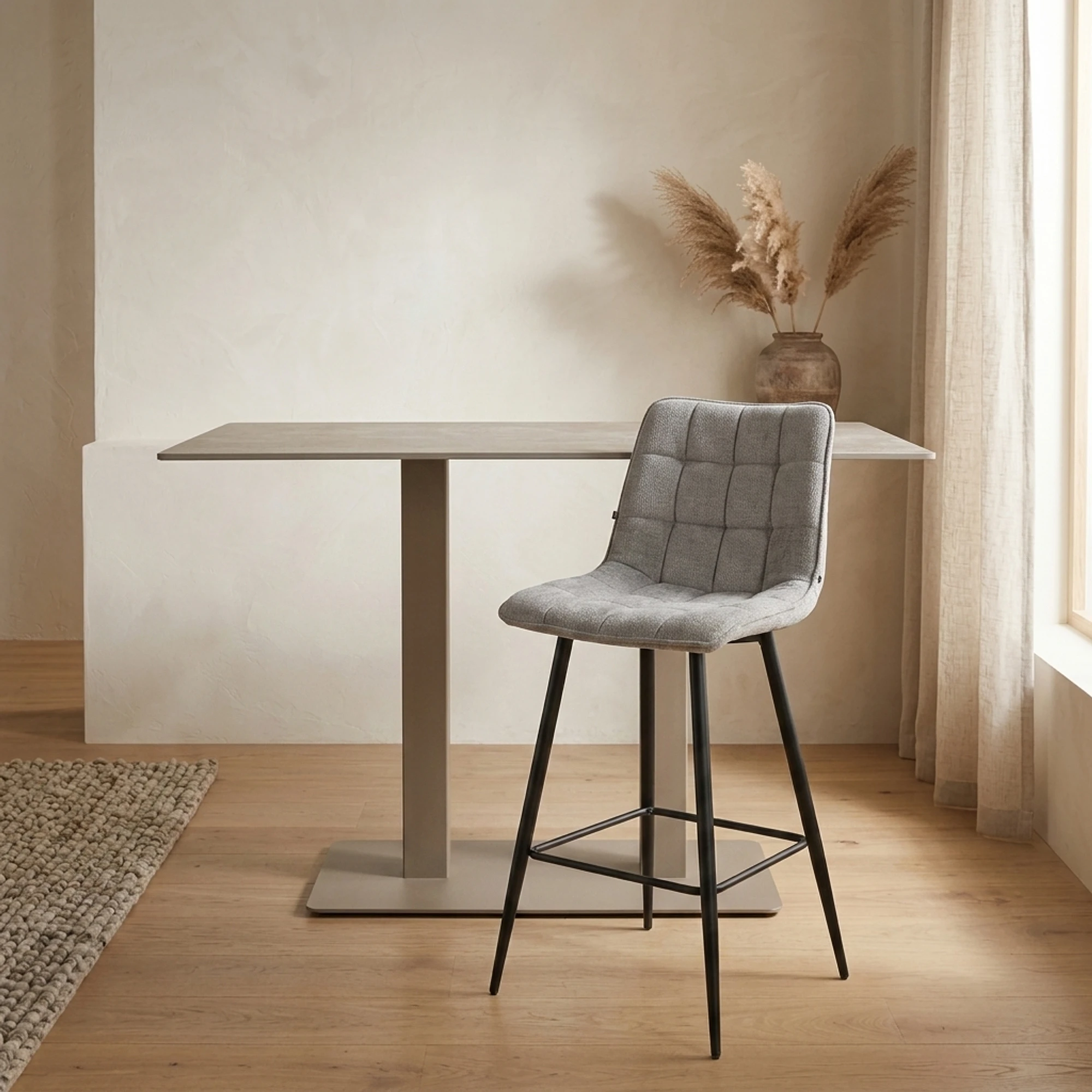 Barhocker Lucille Perfect Harmony 82 Grau - Benoa