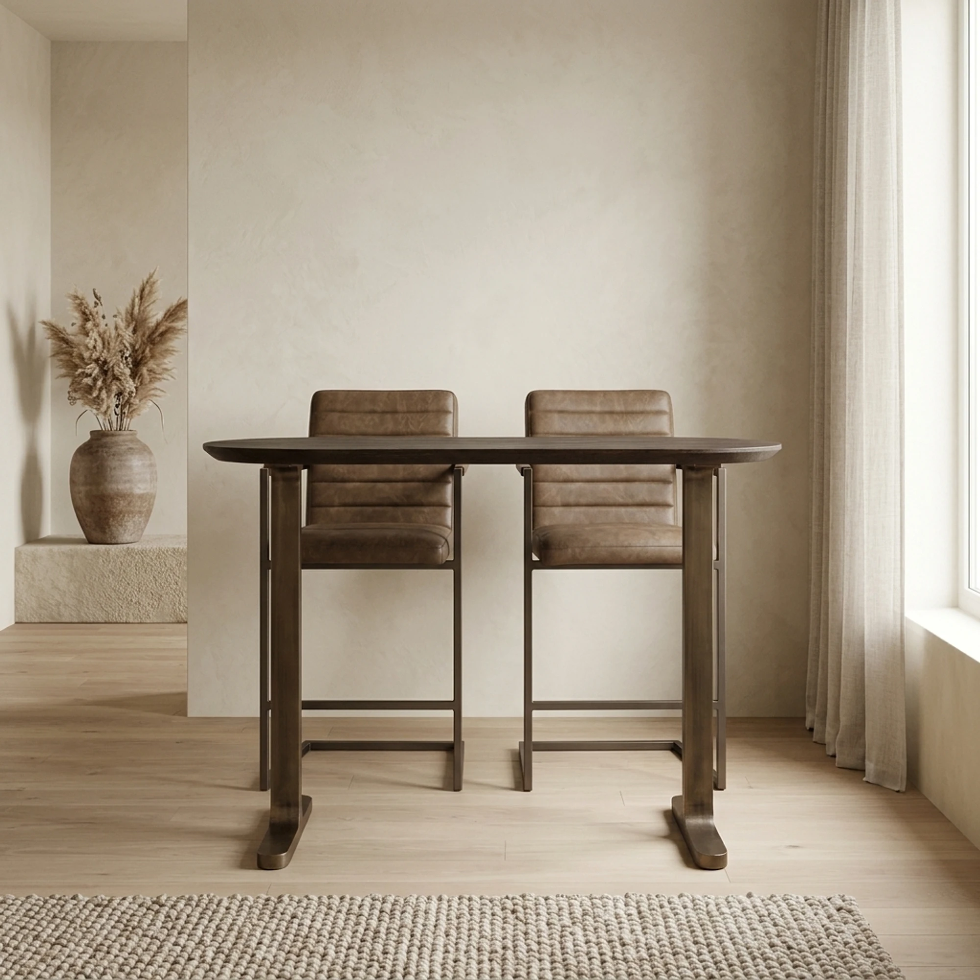 Revelin Bar Table Dark Brown - Richmond Interiors