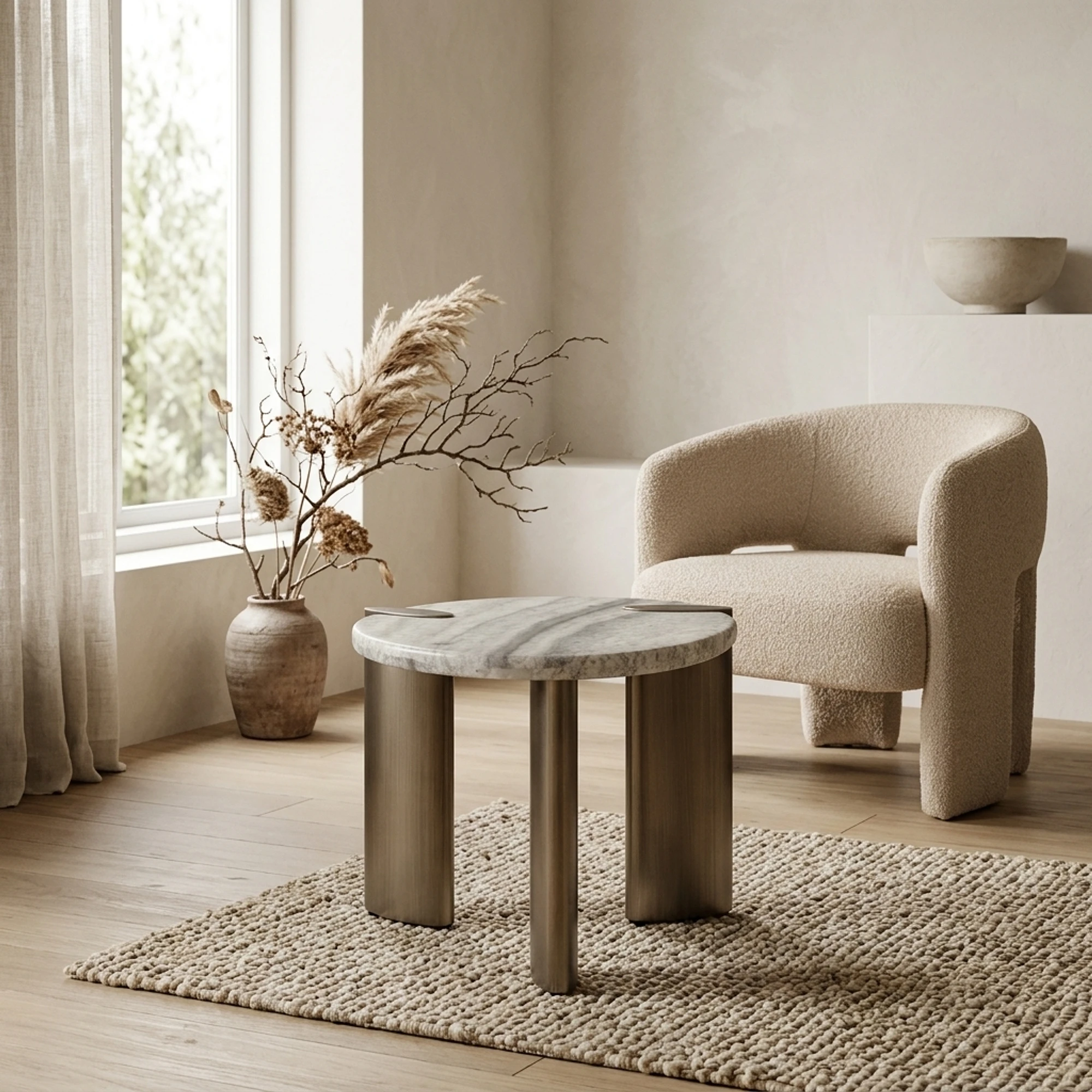 Side Table Arcadia grey - Richmond Interiors