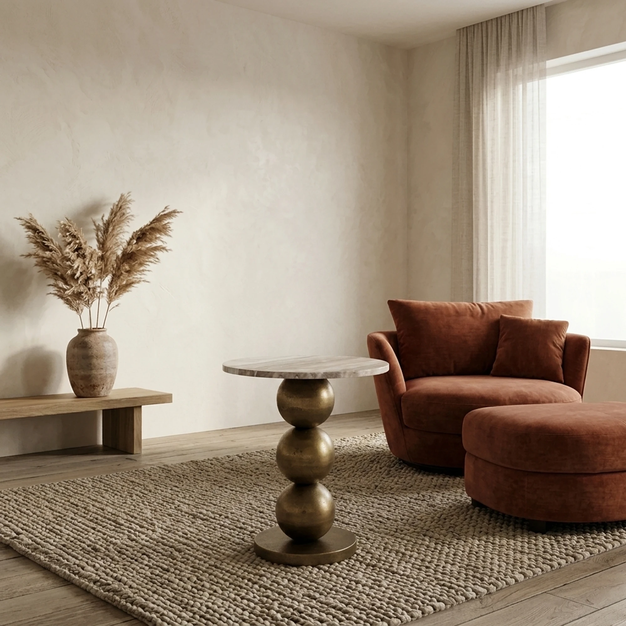 Beistelltisch Barley Blush beige - Richmond Interiors