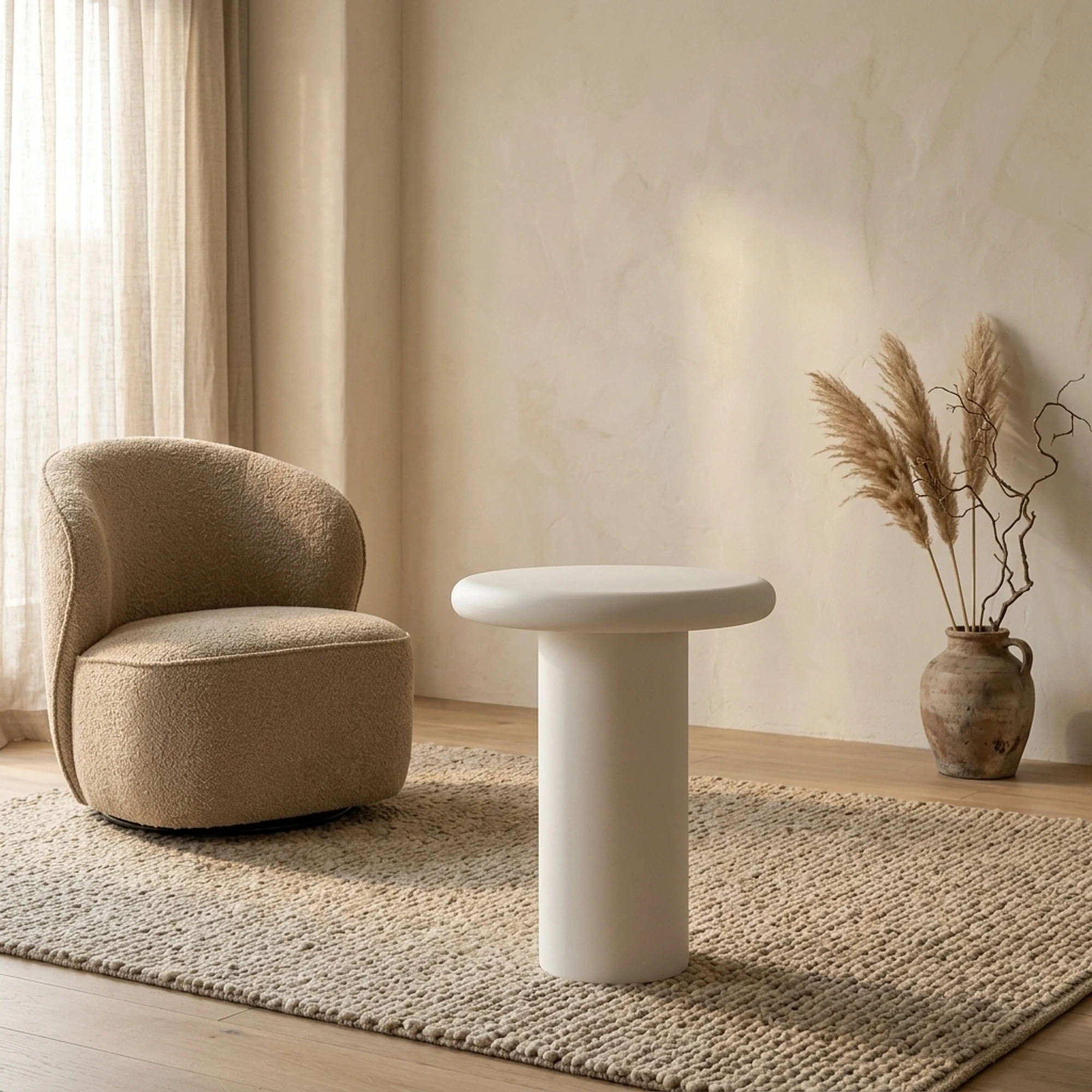 Side table Bloomstone white - Richmond Interiors
