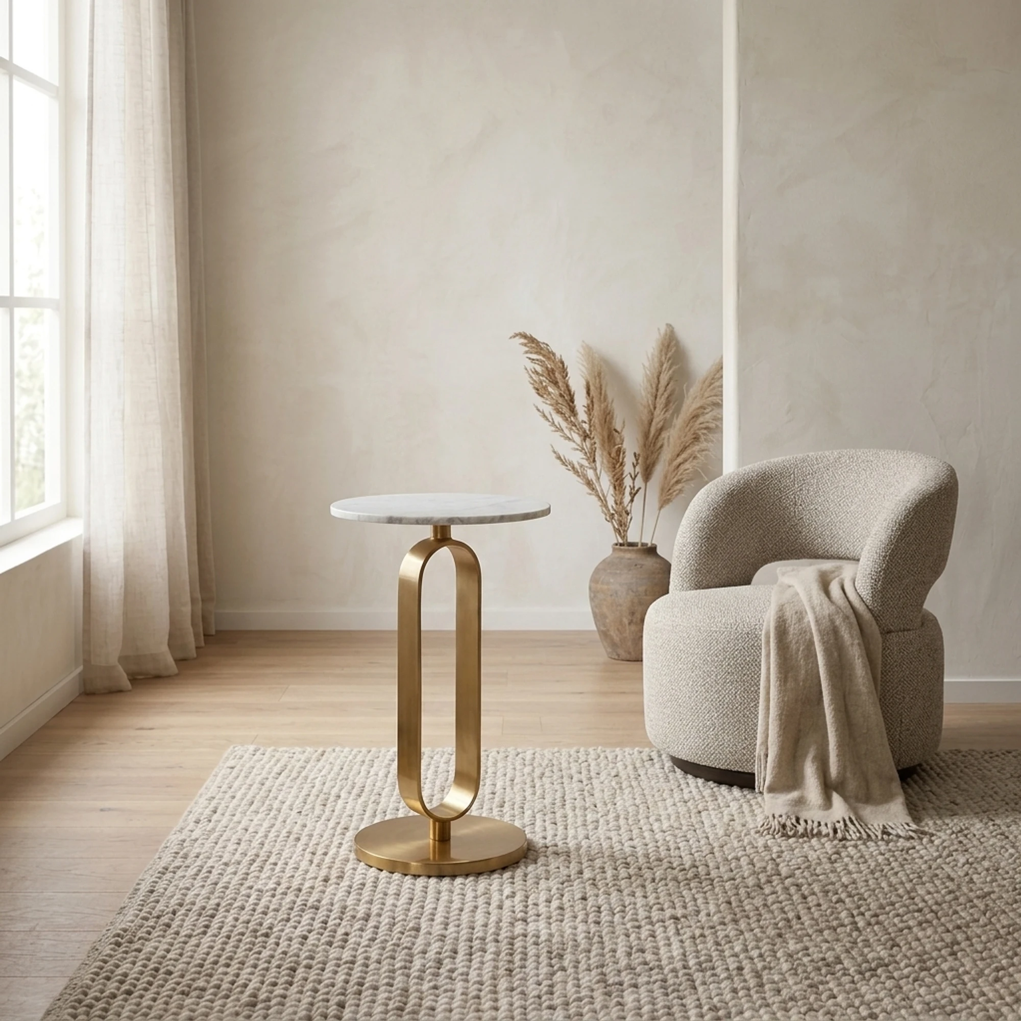 Beistelltisch Celine brushed gold - Richmond Interiors