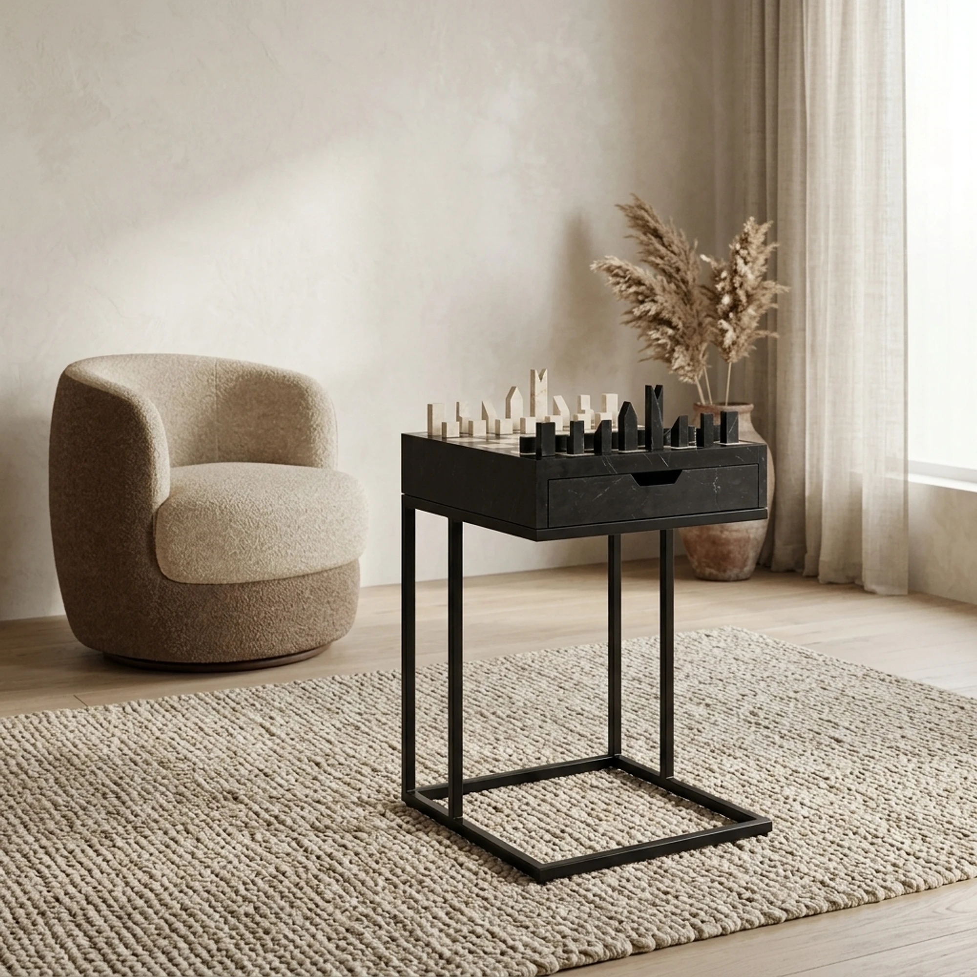 Beistelltisch Davos black - Richmond Interiors