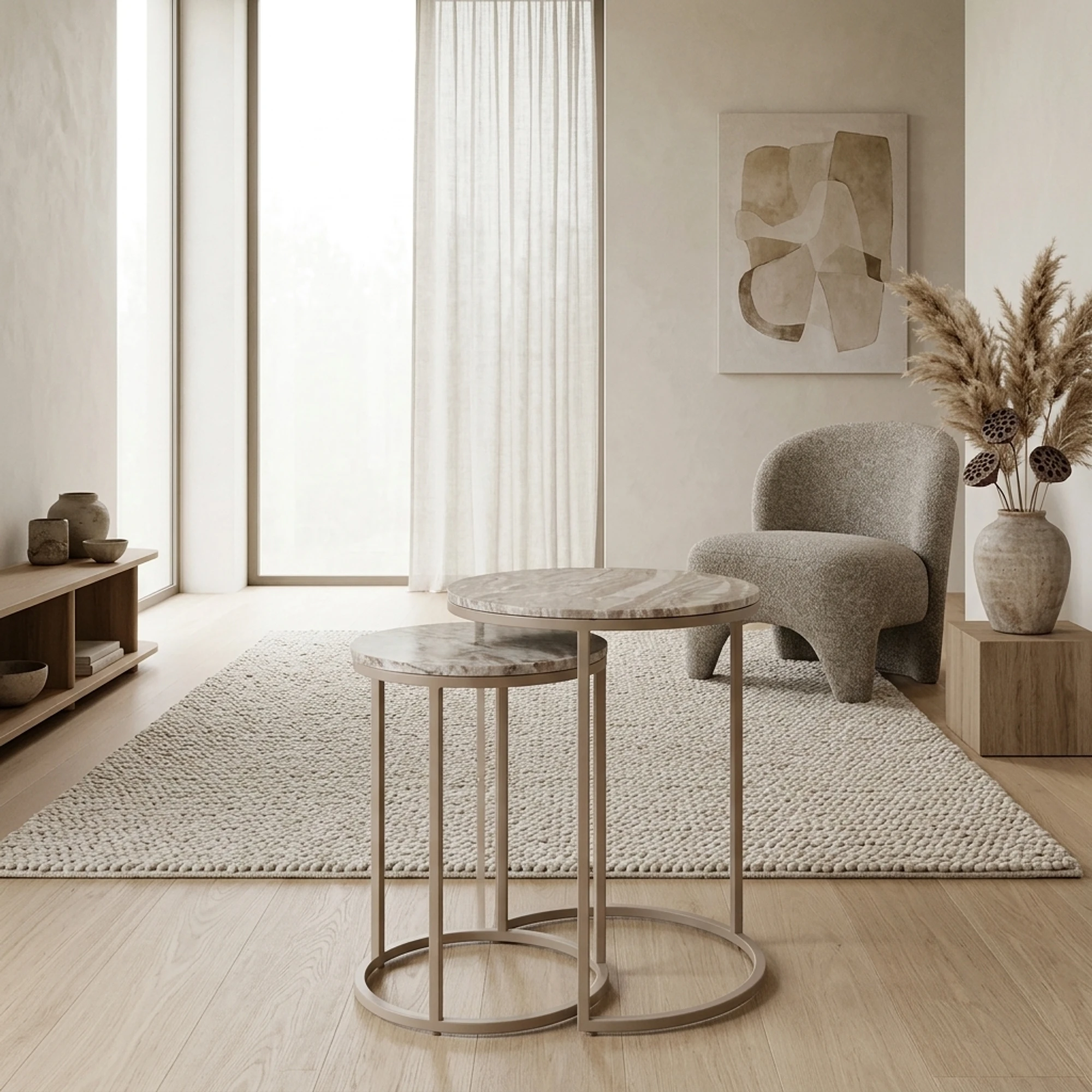 Side table Fairfax clay (set of 2) - Richmond Interiors
