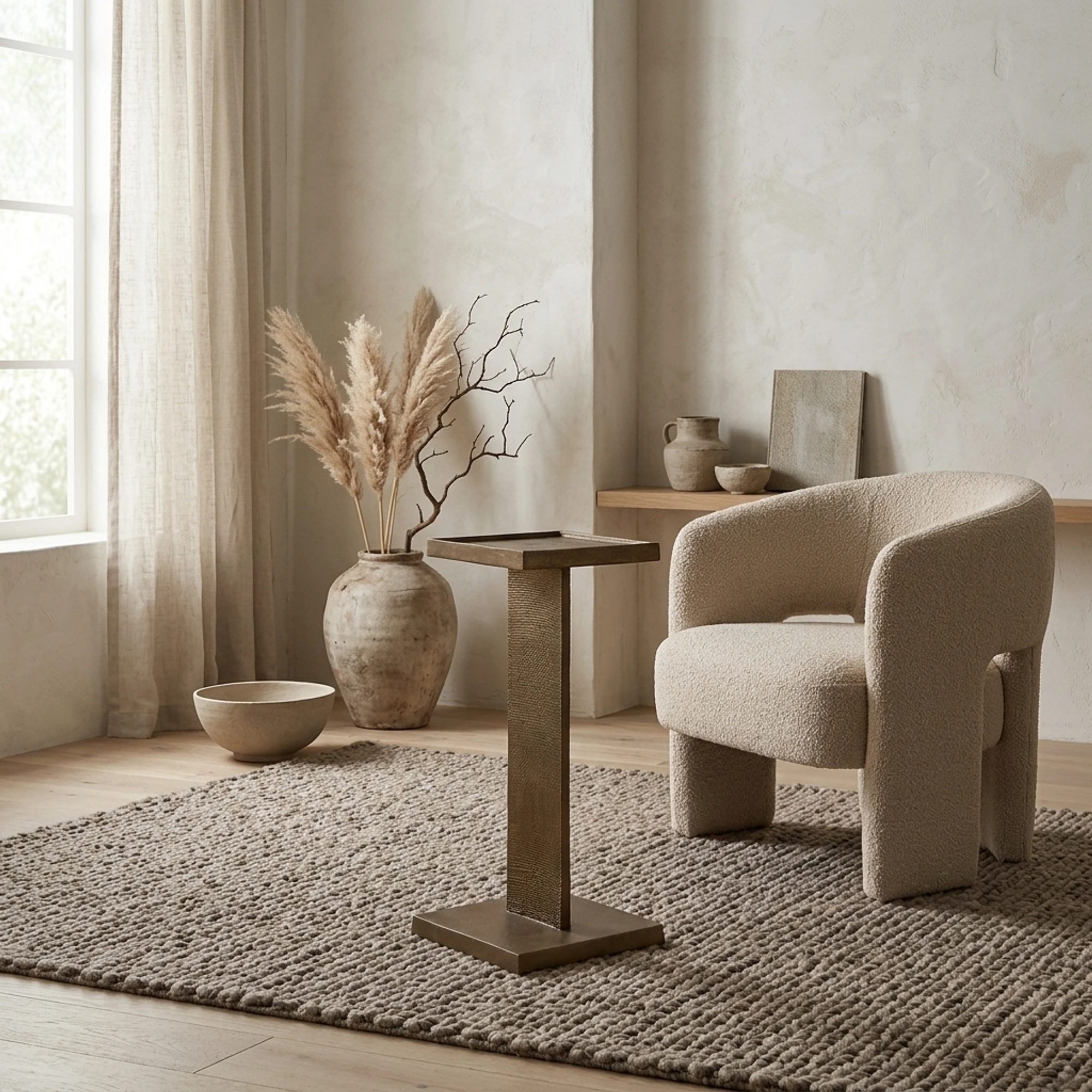 Beistelltisch Foley brass antique - Richmond Interiors