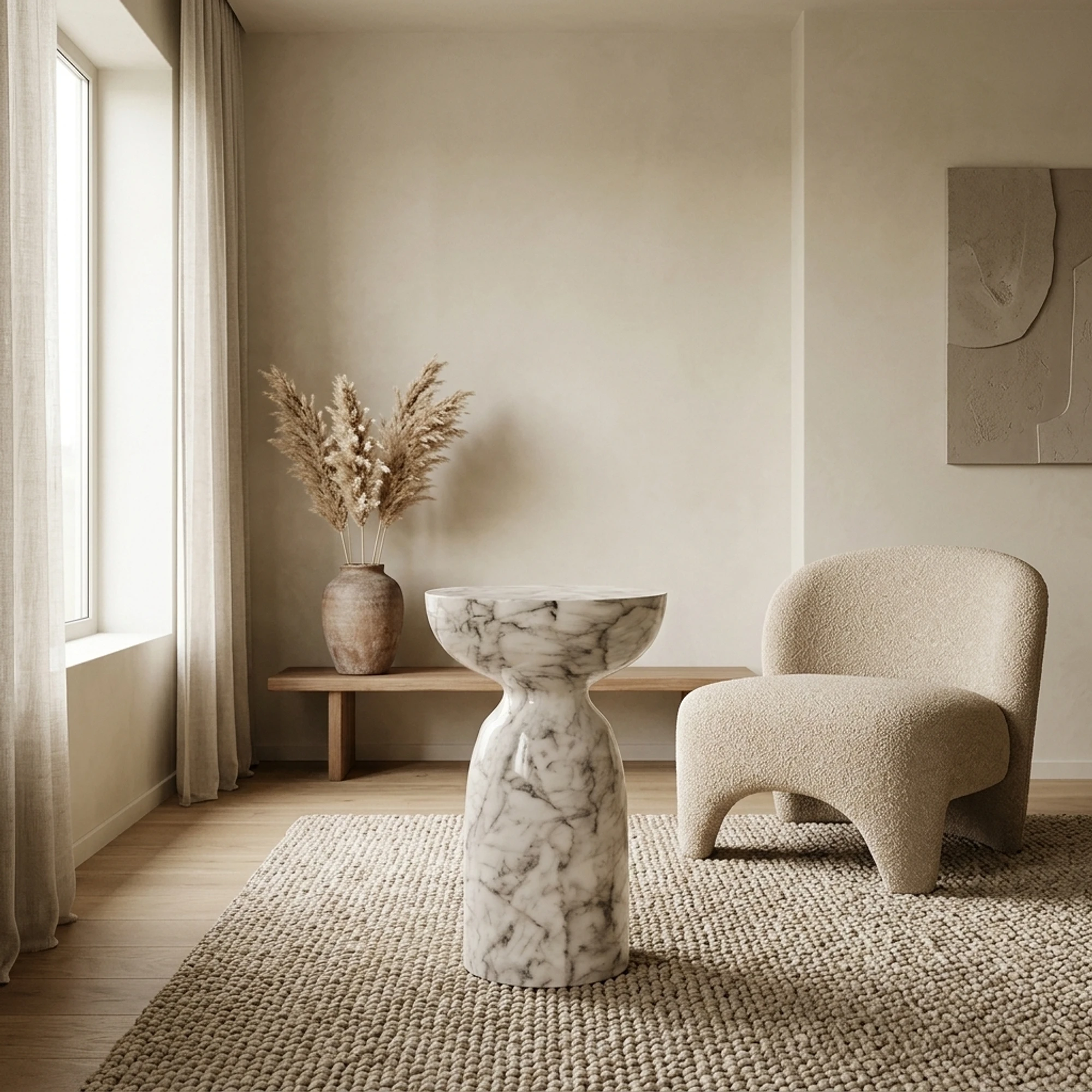Beistelltisch Kita white - Richmond Interiors
