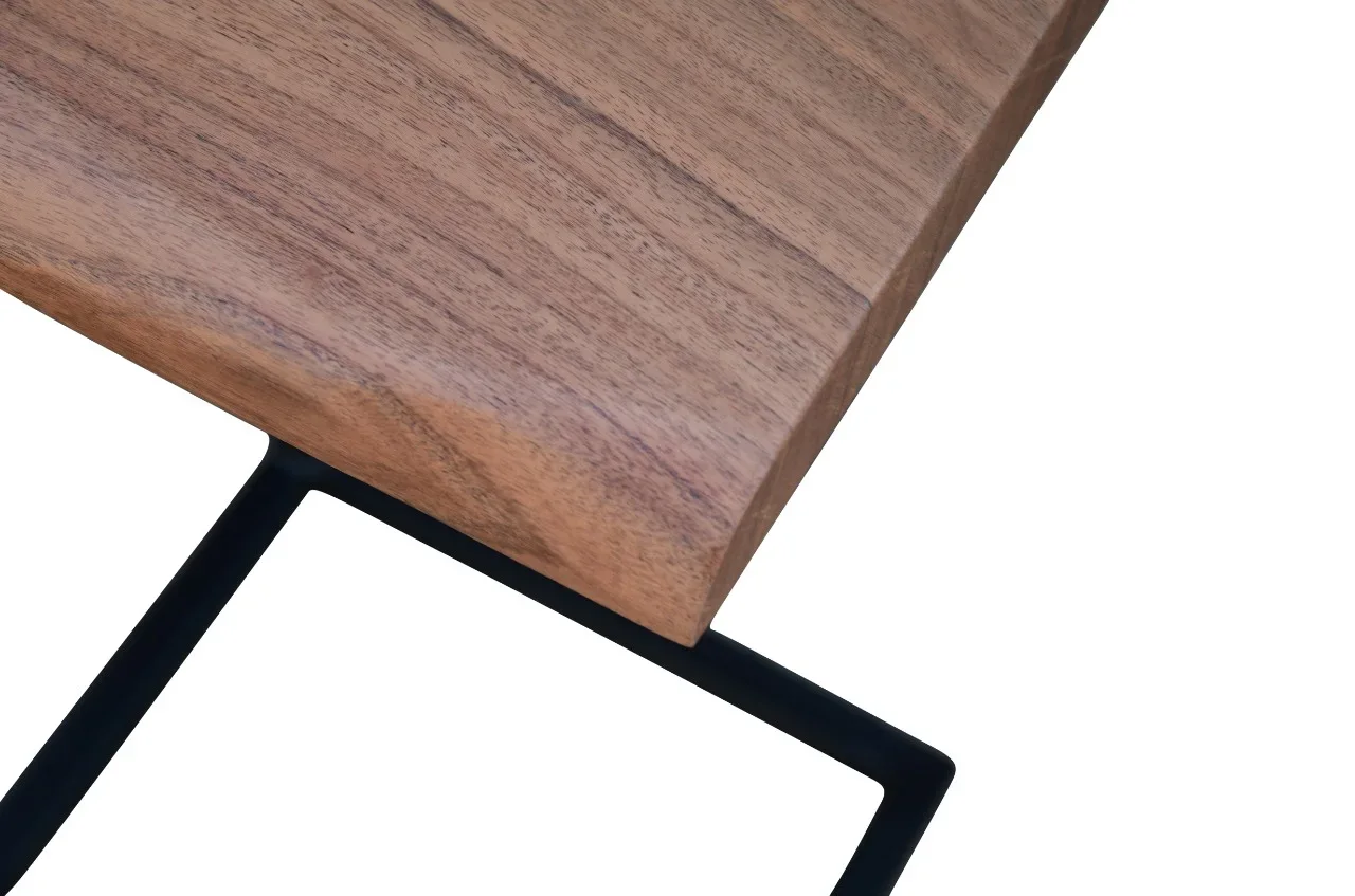 Live Edge Beistelltisch Akazienholz | Schmal 34 cm - Mokana Furniture