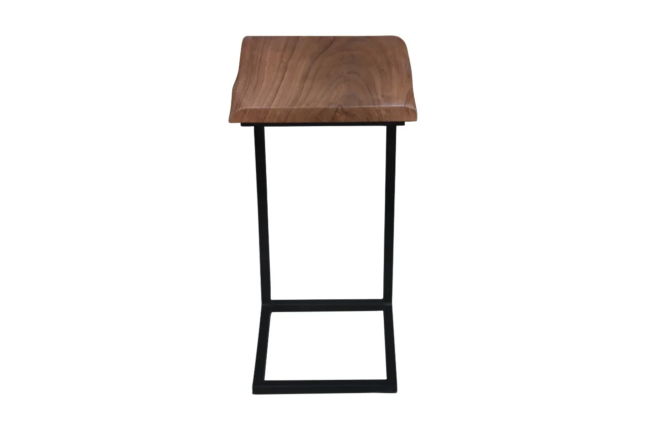 Live Edge Beistelltisch Akazienholz | Schmal 34 cm - Mokana Furniture