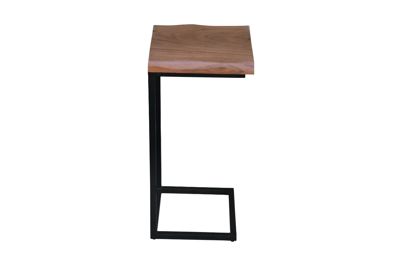 Live Edge Beistelltisch Akazienholz | Schmal 34 cm - Mokana Furniture