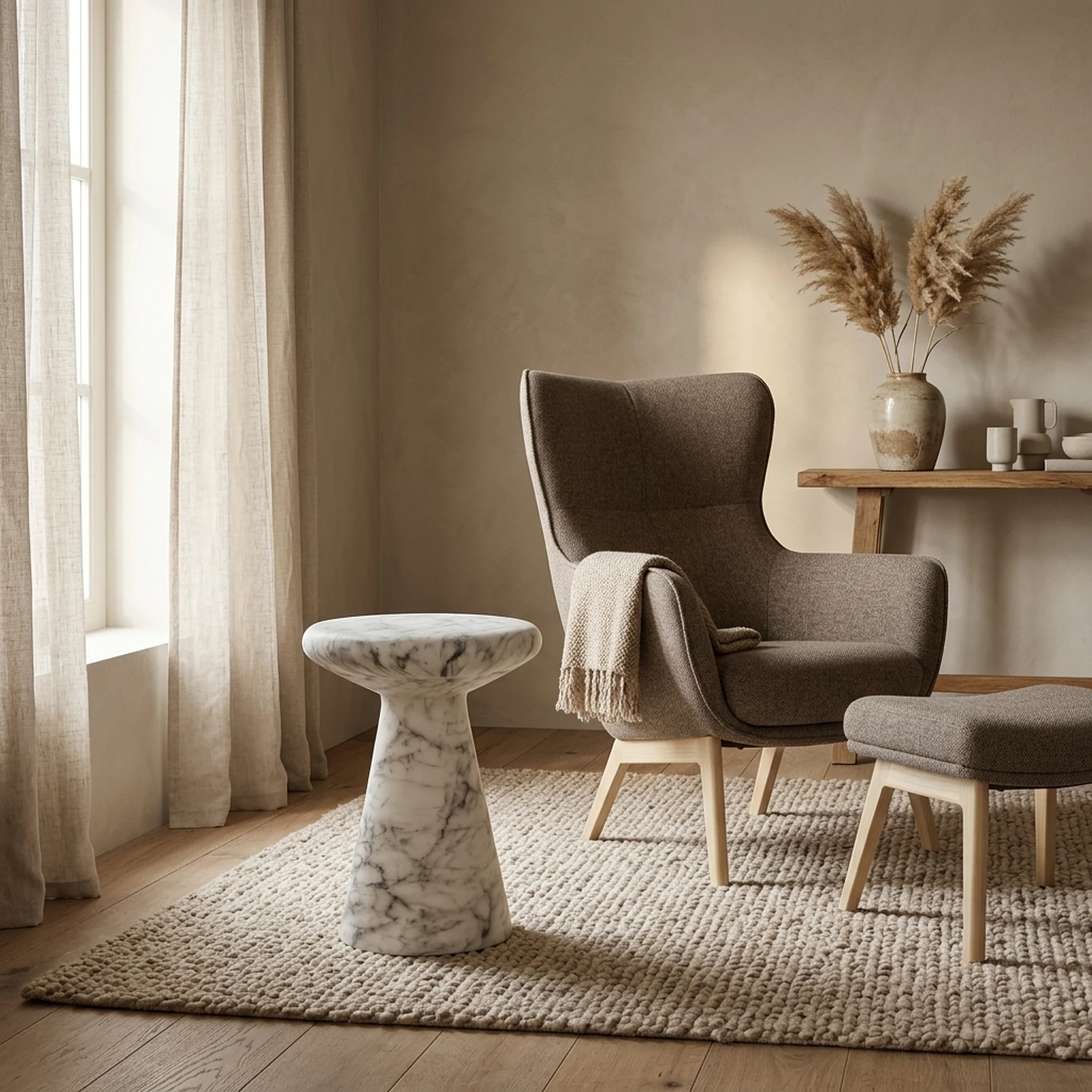 Beistelltisch Lohan white - Richmond Interiors