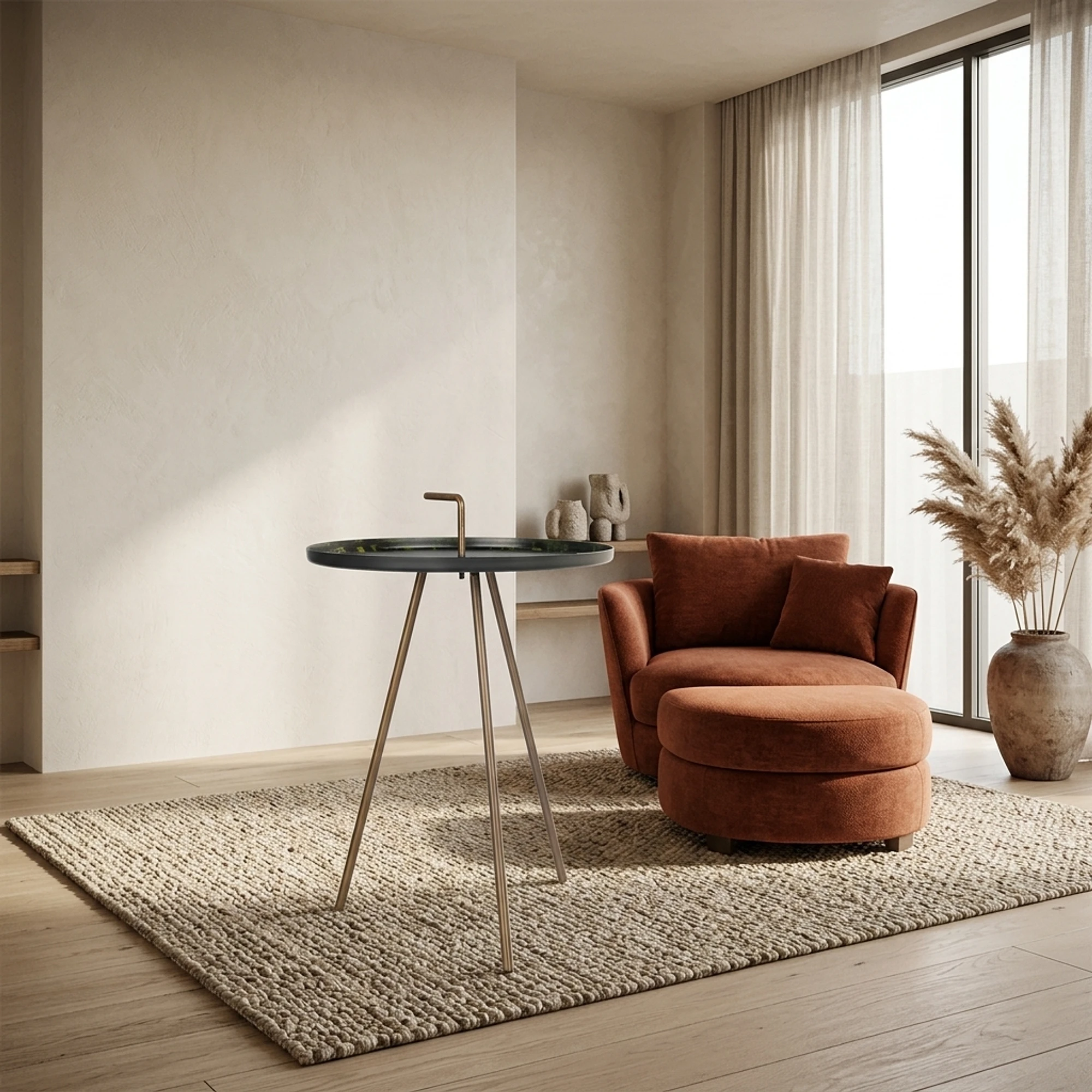 Round Side Table Saphire - Benoa