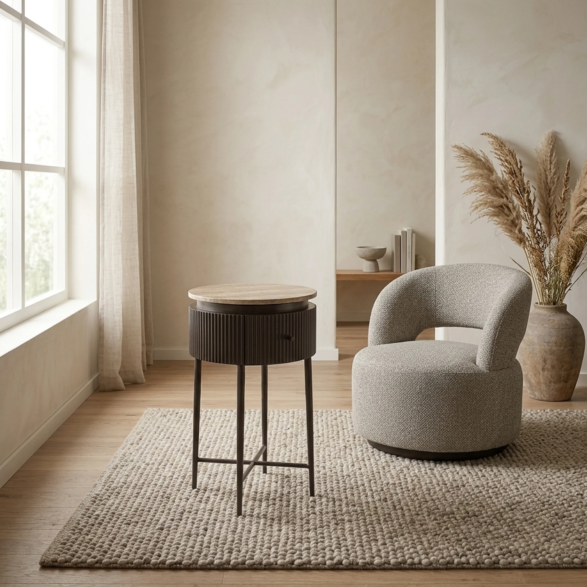 Side table Russo ash brown - Richmond Interiors