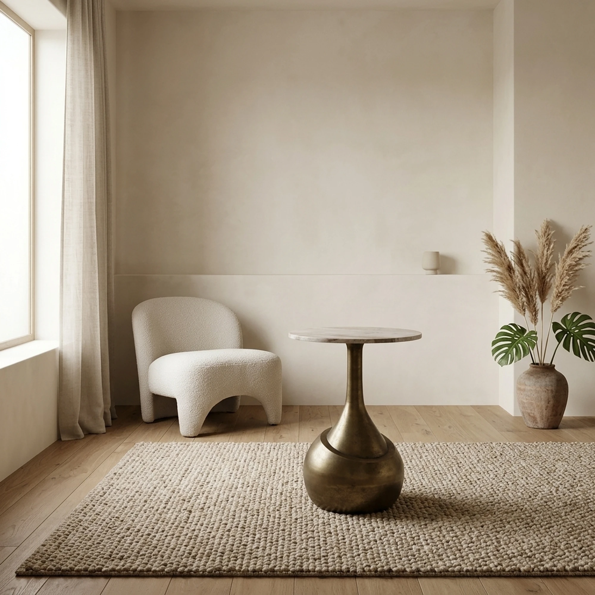 Beistelltisch Sia Blush beige - Richmond Interiors