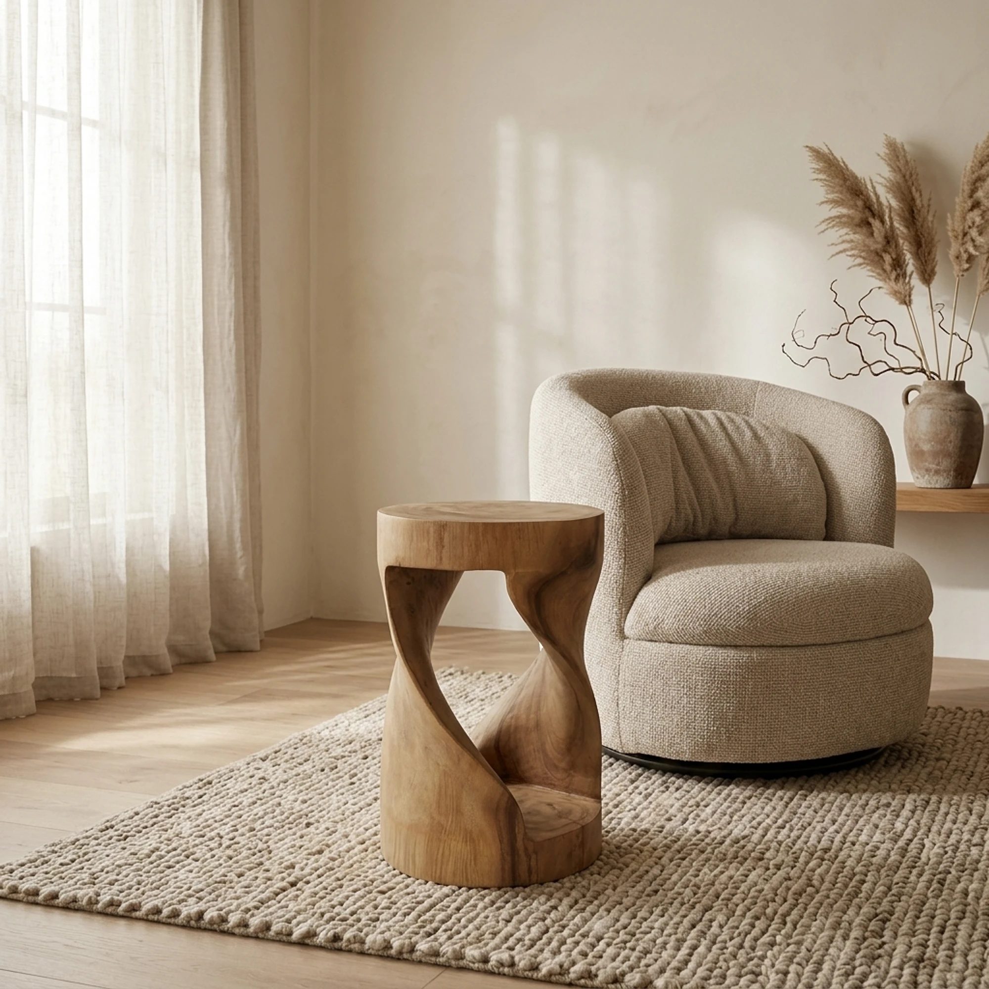 Bijzettafel Suar Stool - Livingfurn