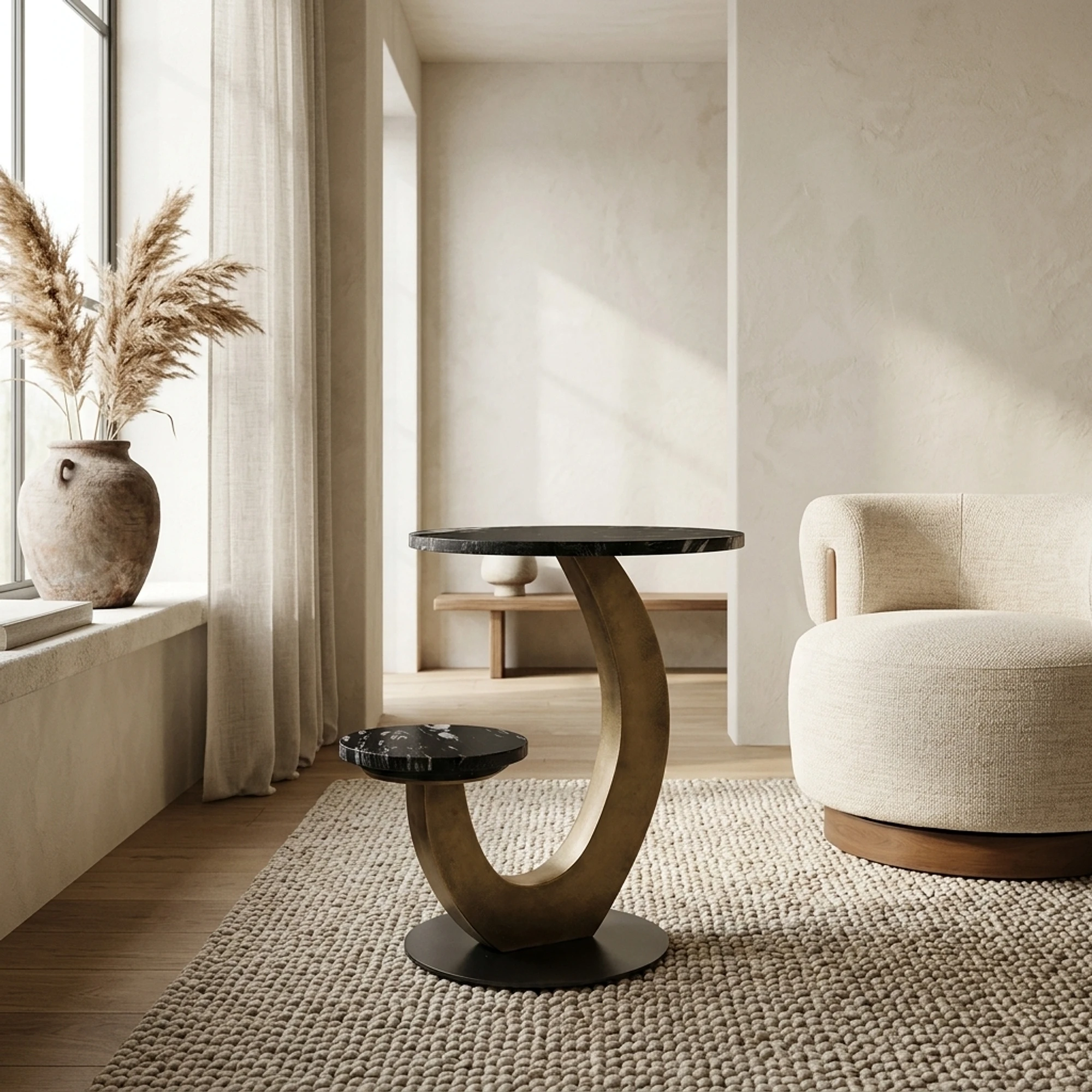 Beistelltisch Tibby black - Richmond Interiors