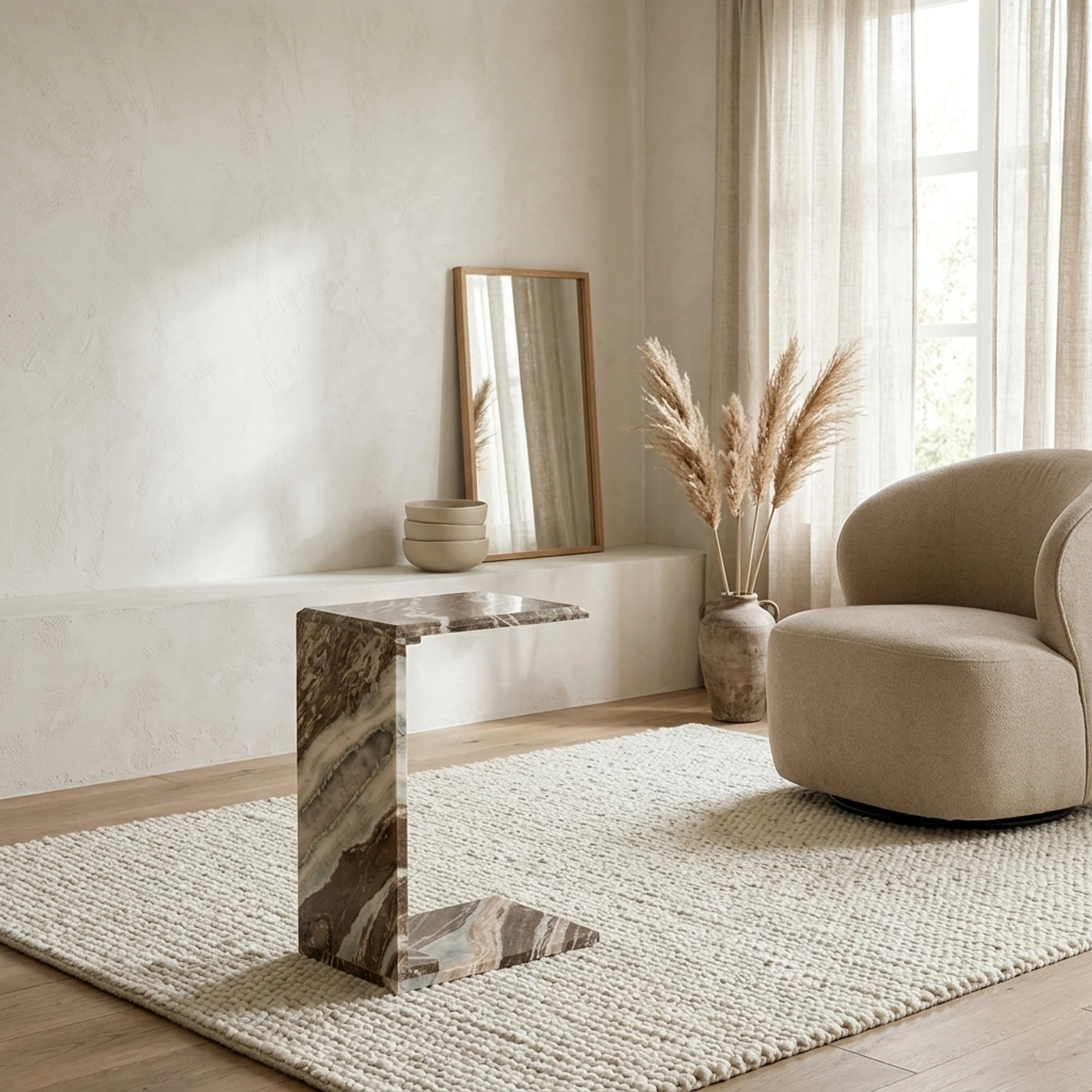 Bijzettafel Tovek Blush beige - Richmond Interiors