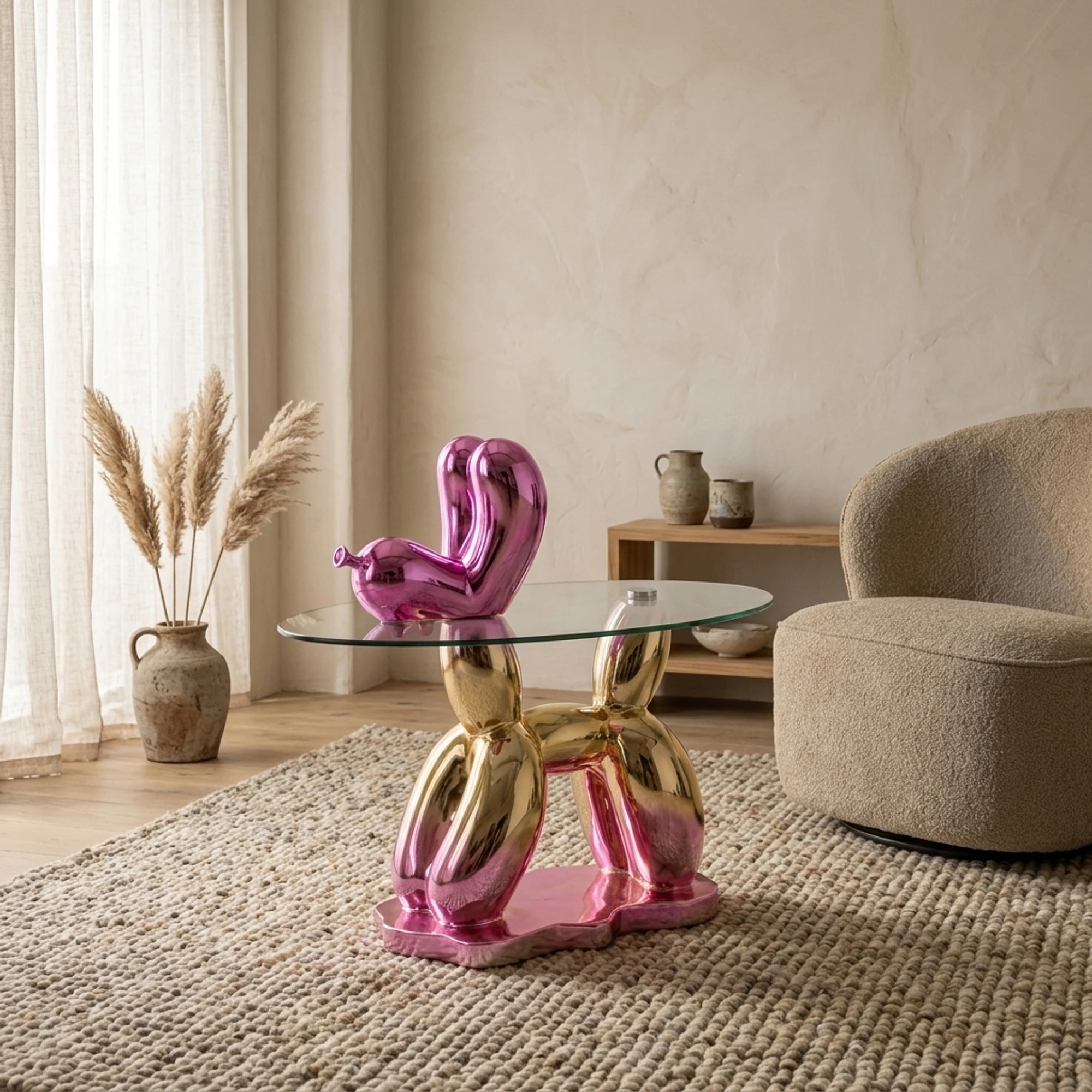 Beistelltisch Usha pink - Richmond Interiors