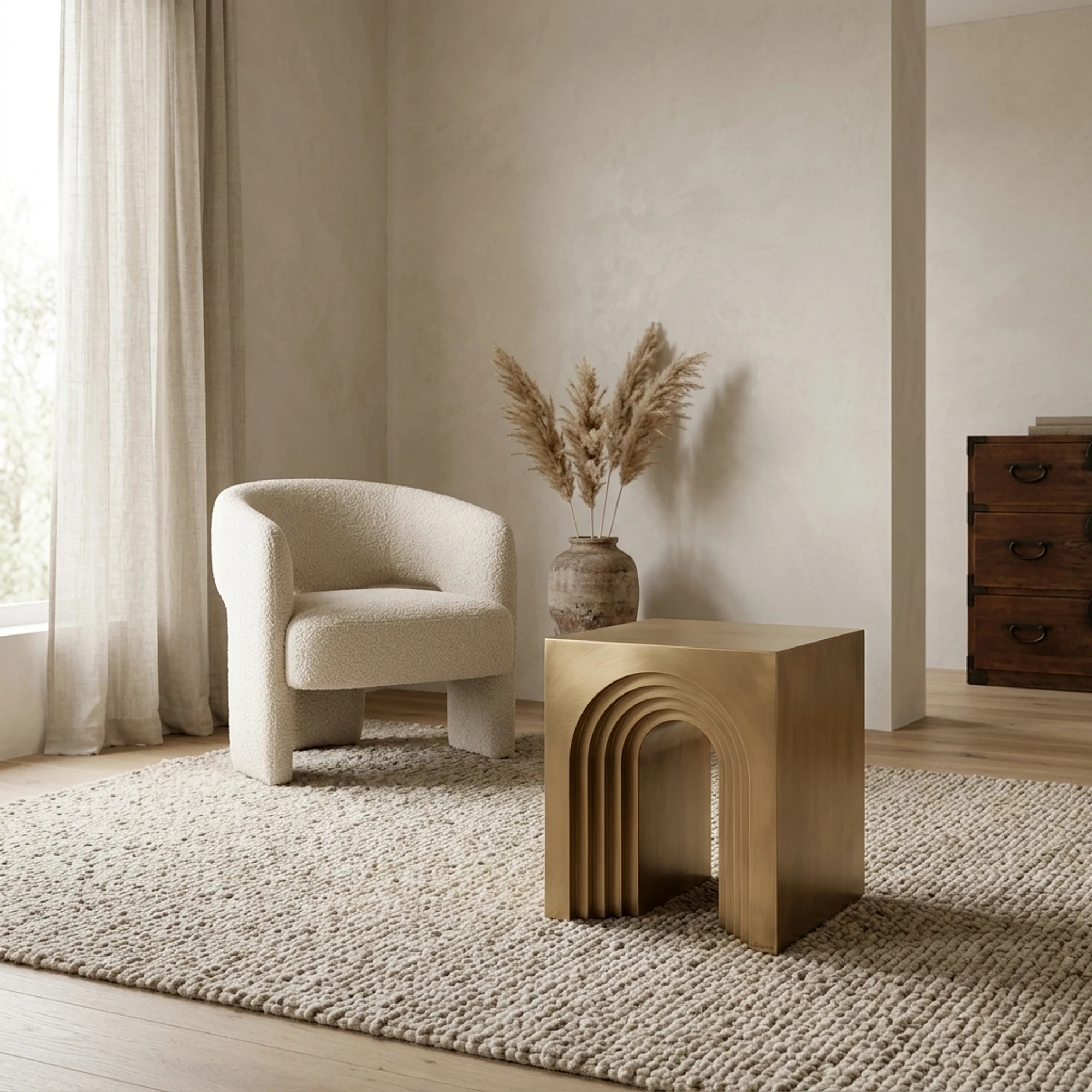 Beistelltisch Vevey brushed gold - Richmond Interiors