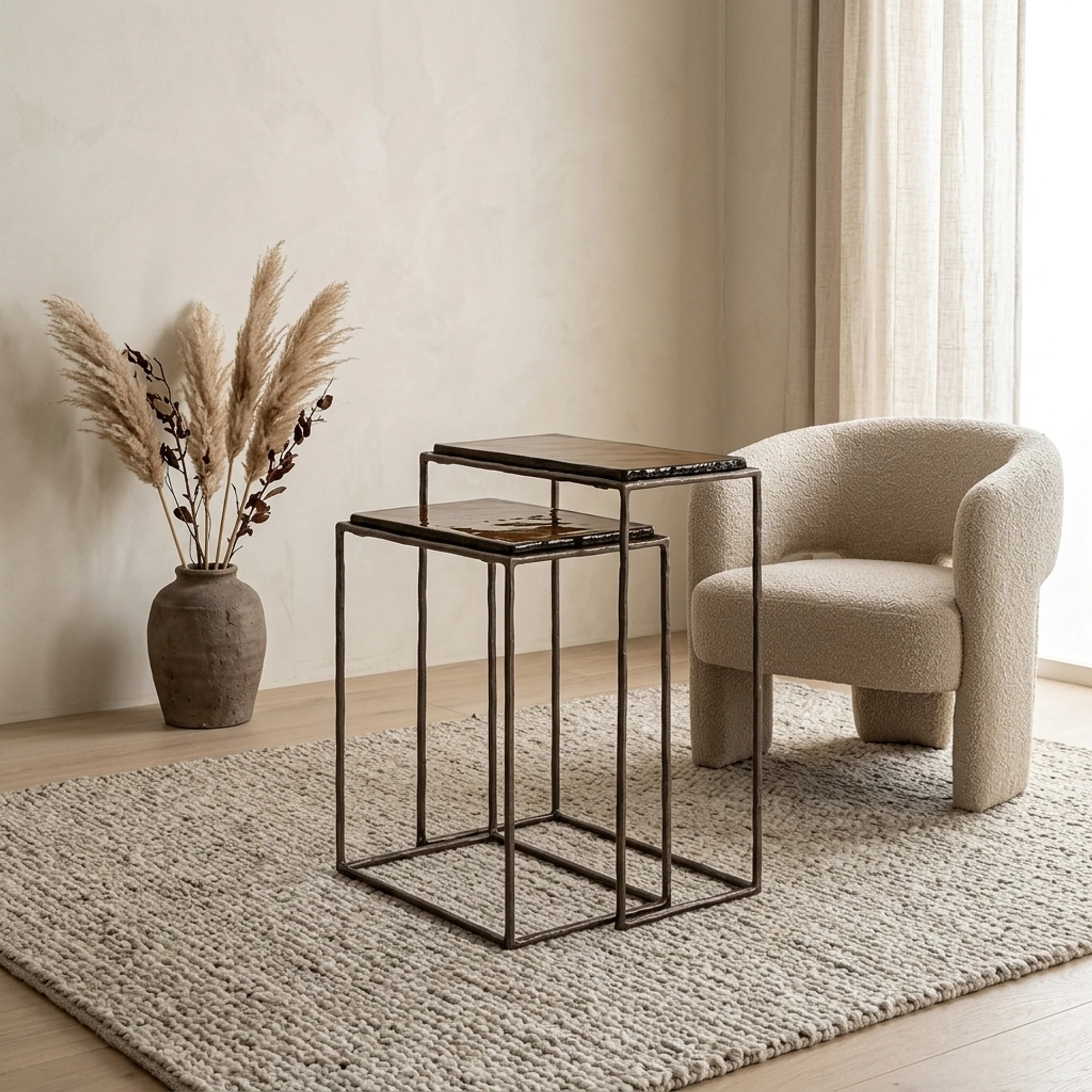 Beistelltisch Villano bronze (Set aus 2) - Richmond Interiors