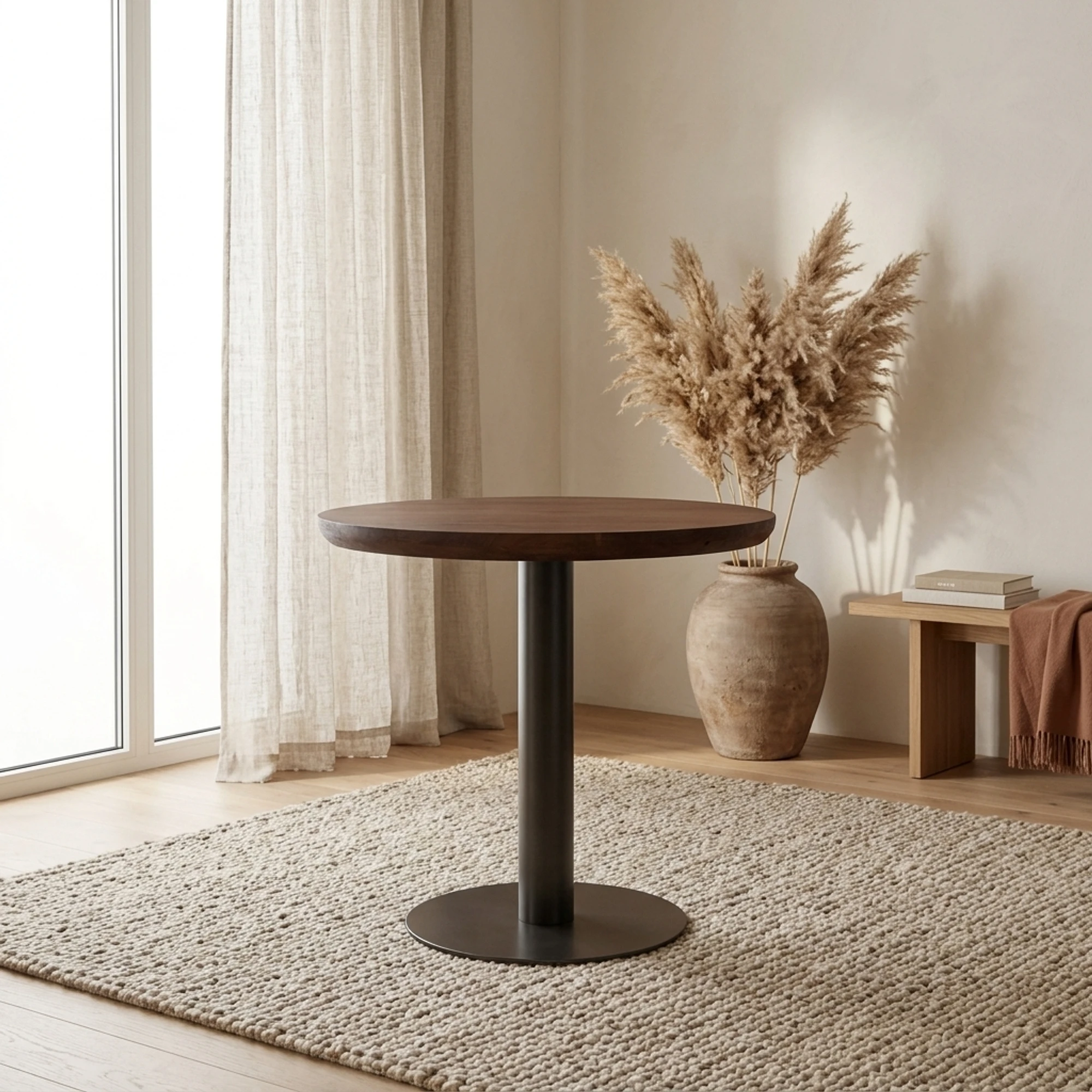 Bistro table Baldwin spicebrown 80Ø - Richmond Interiors