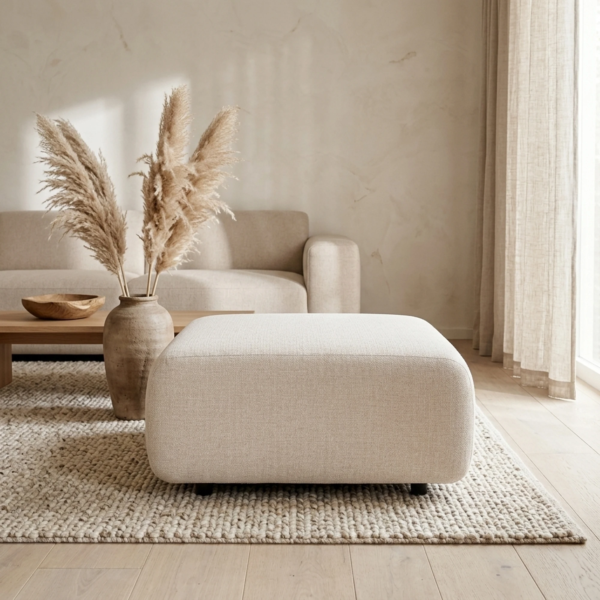 Garten Hocker & Fußbank Dawson beige alpine - Richmond Interiors