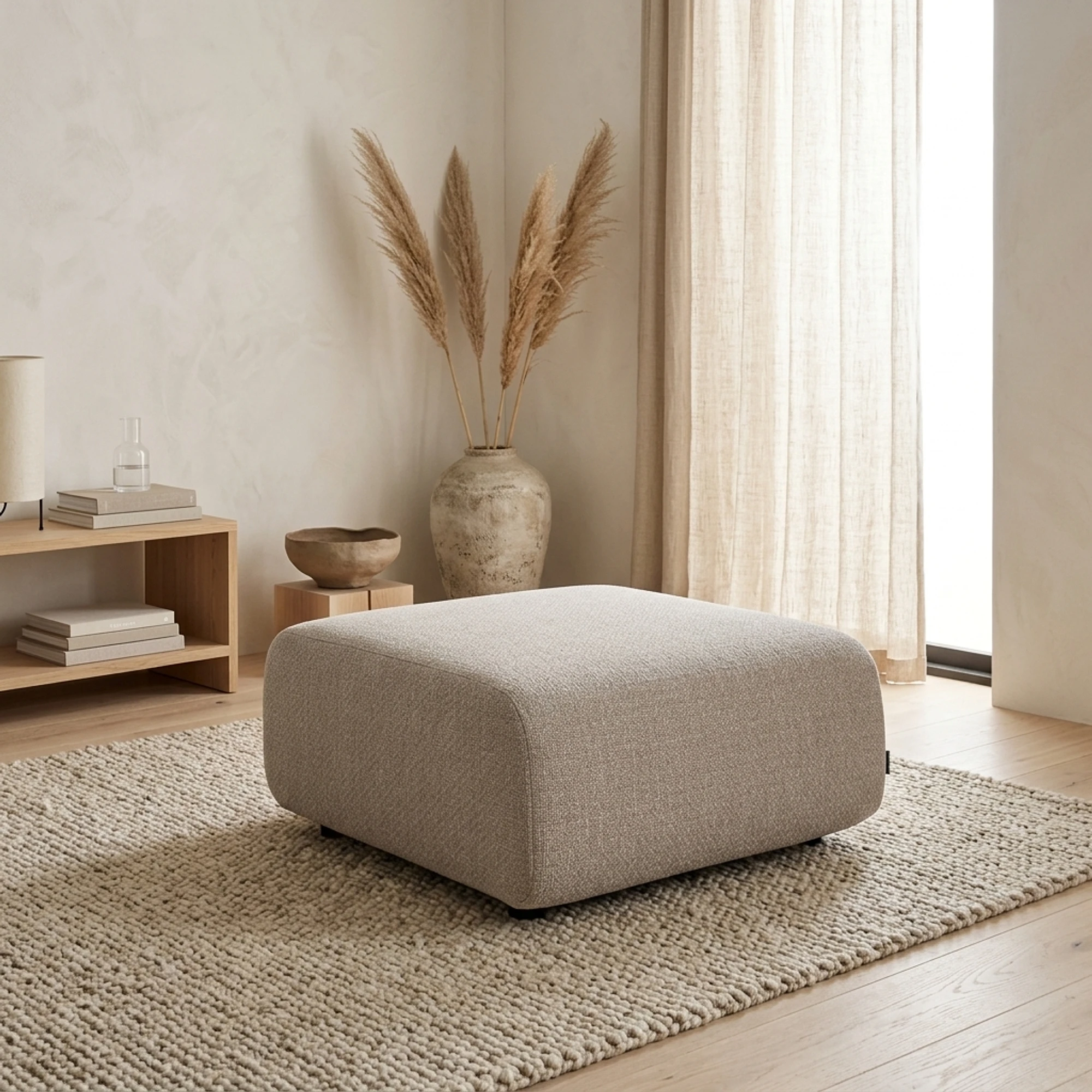 Garten Hocker & Fußbank Dawson greige alpine - Richmond Interiors