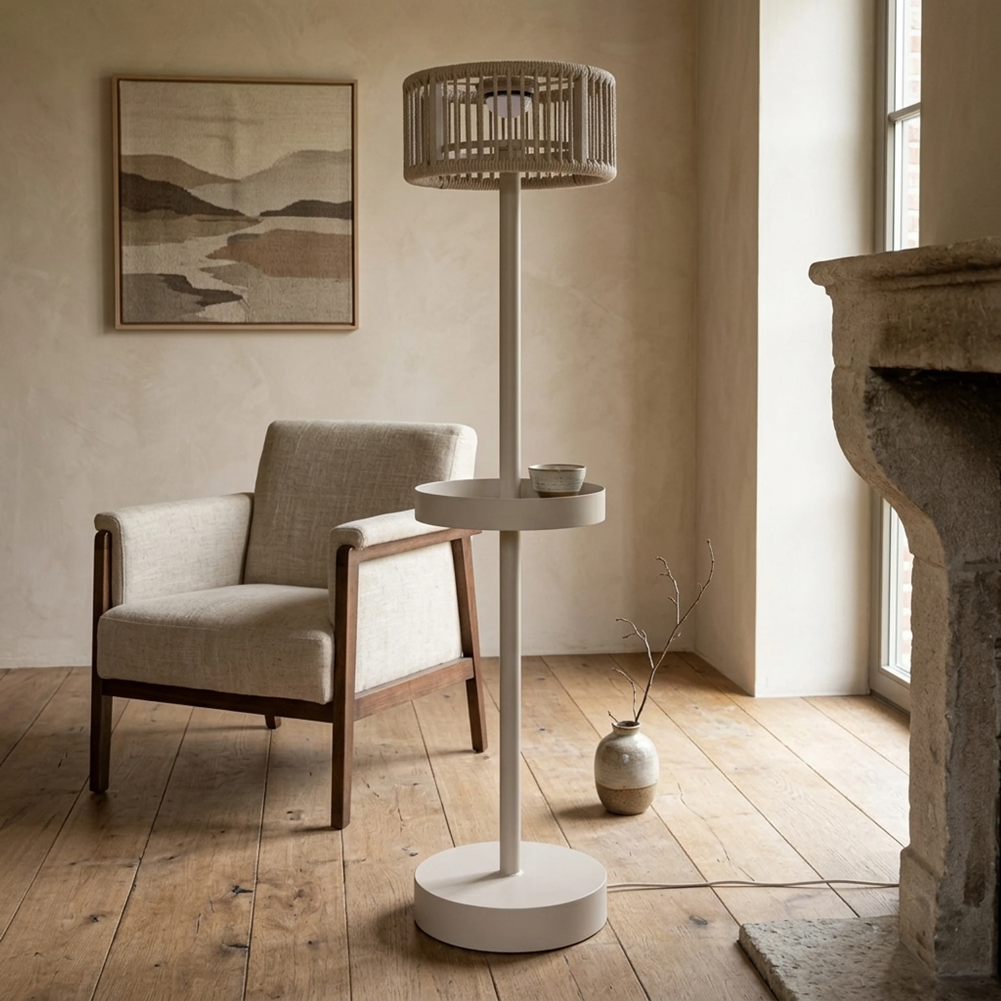 Garten Stehlampe Lunar light beige - Richmond Interiors