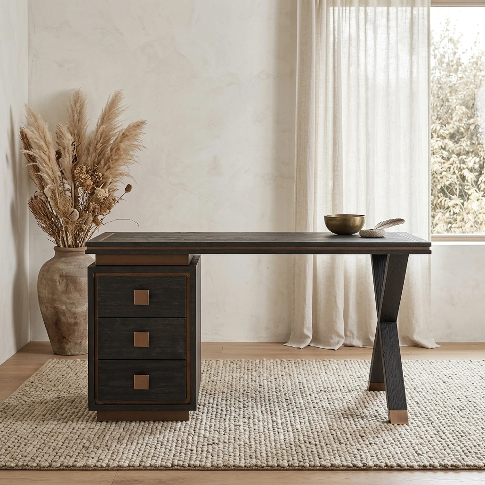 Schreibtisch Hunter black rustic - Richmond Interiors