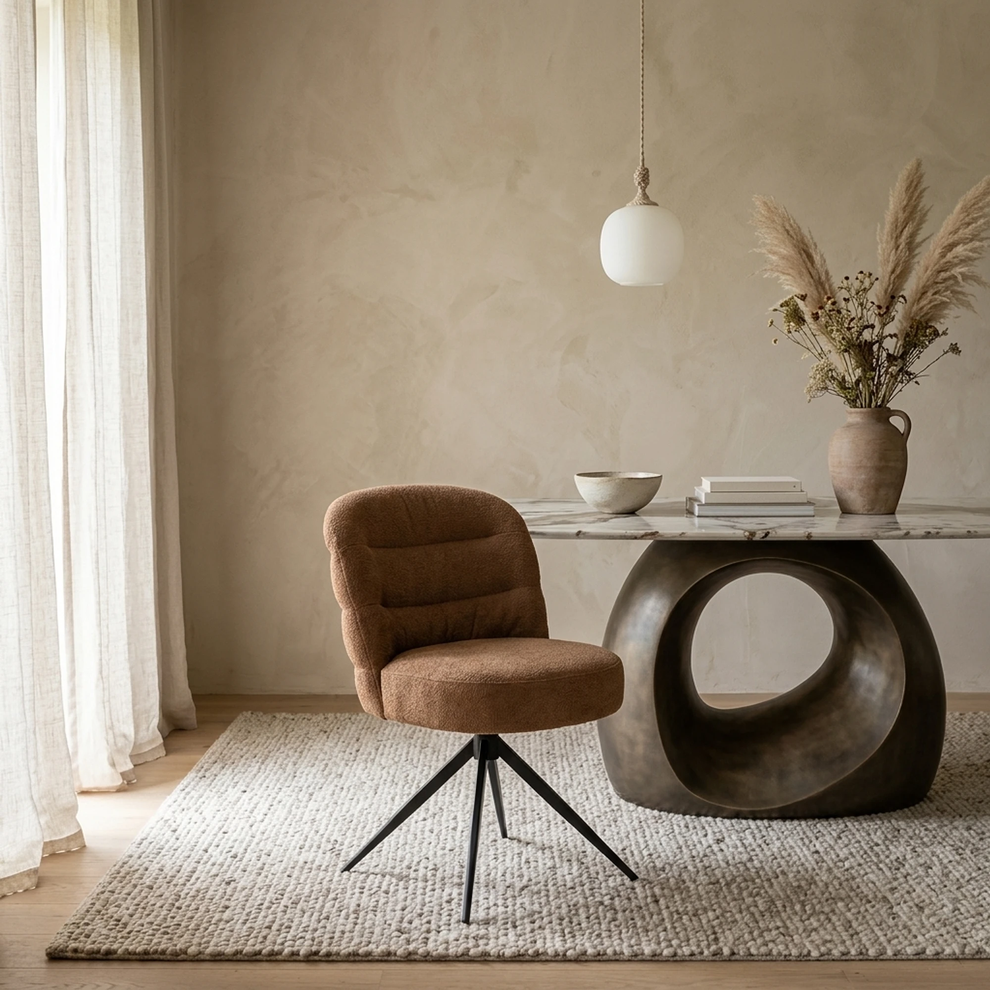 Carro Chair (Brown) - Tower Living