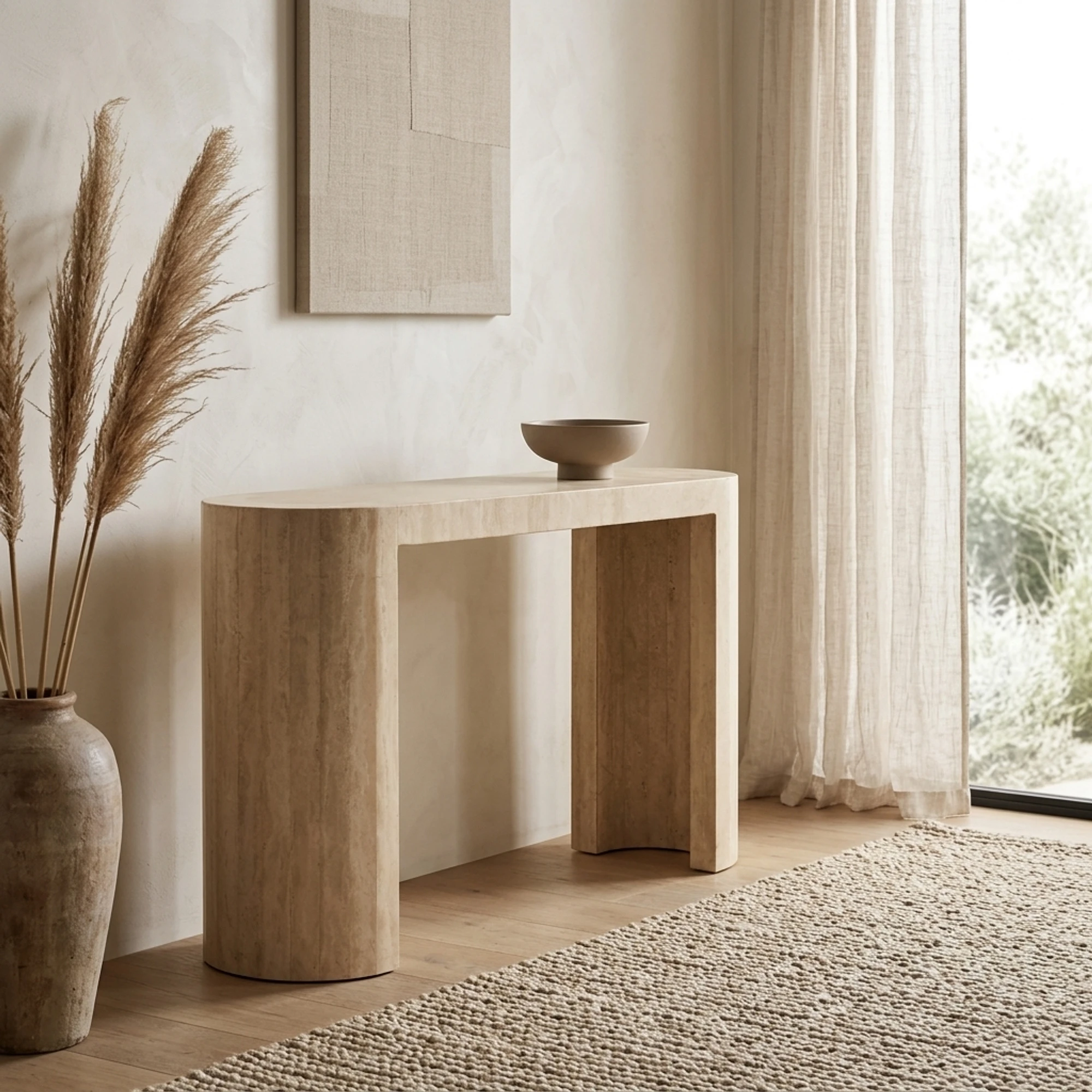 Console Alexander Jones beige (Biltmore) - Richmond Interiors