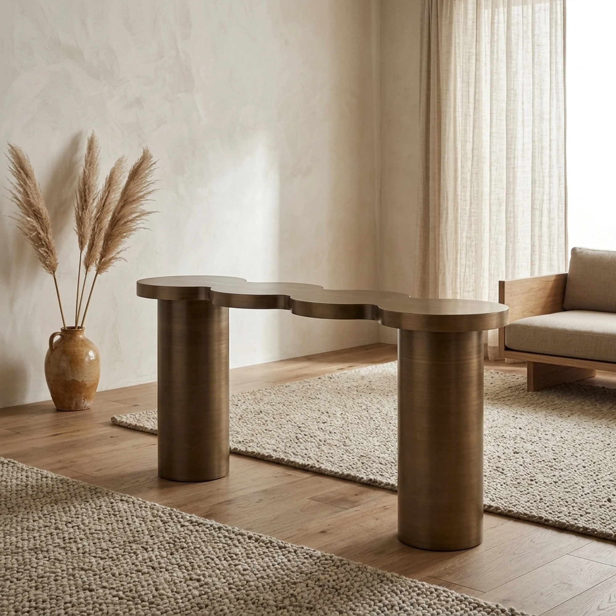 Console Bubba brushed gold - Richmond Interiors