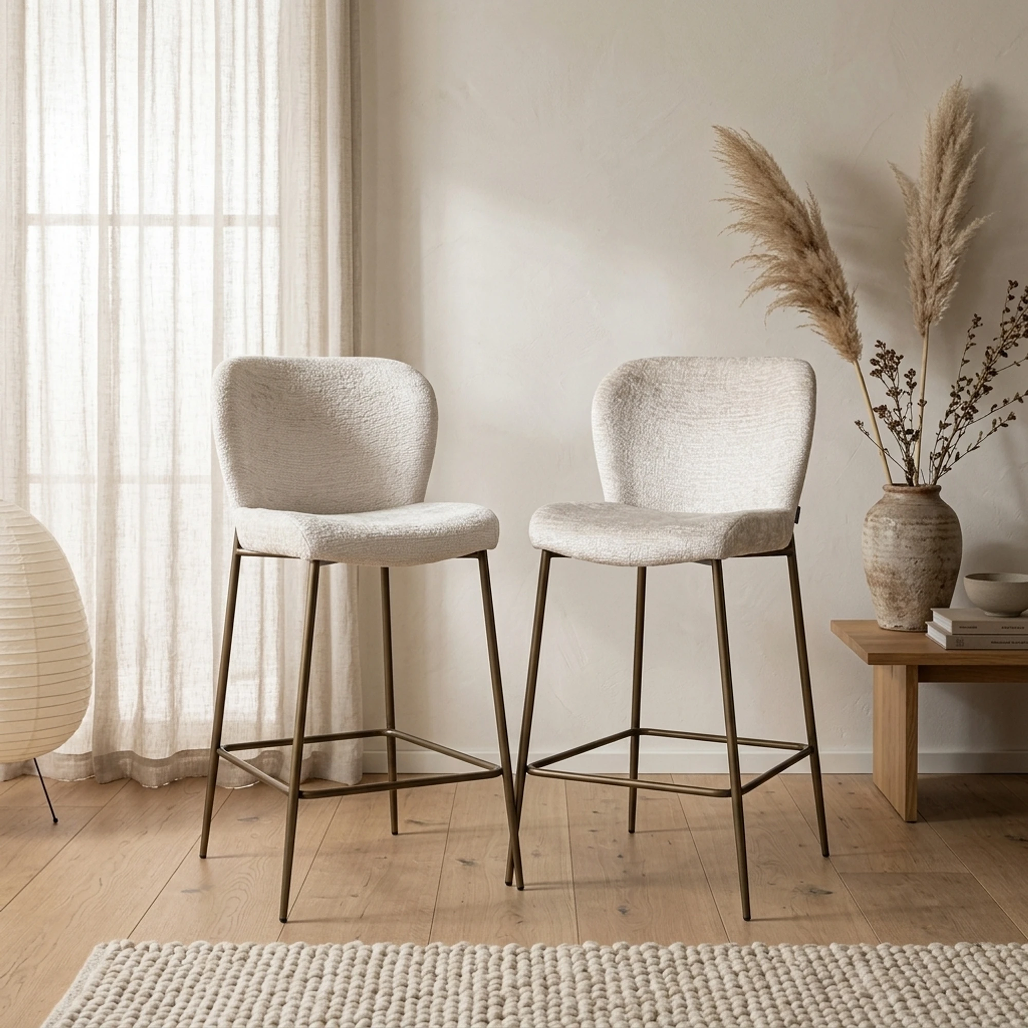Counterstoel Darby cream fusion - Richmond Interiors