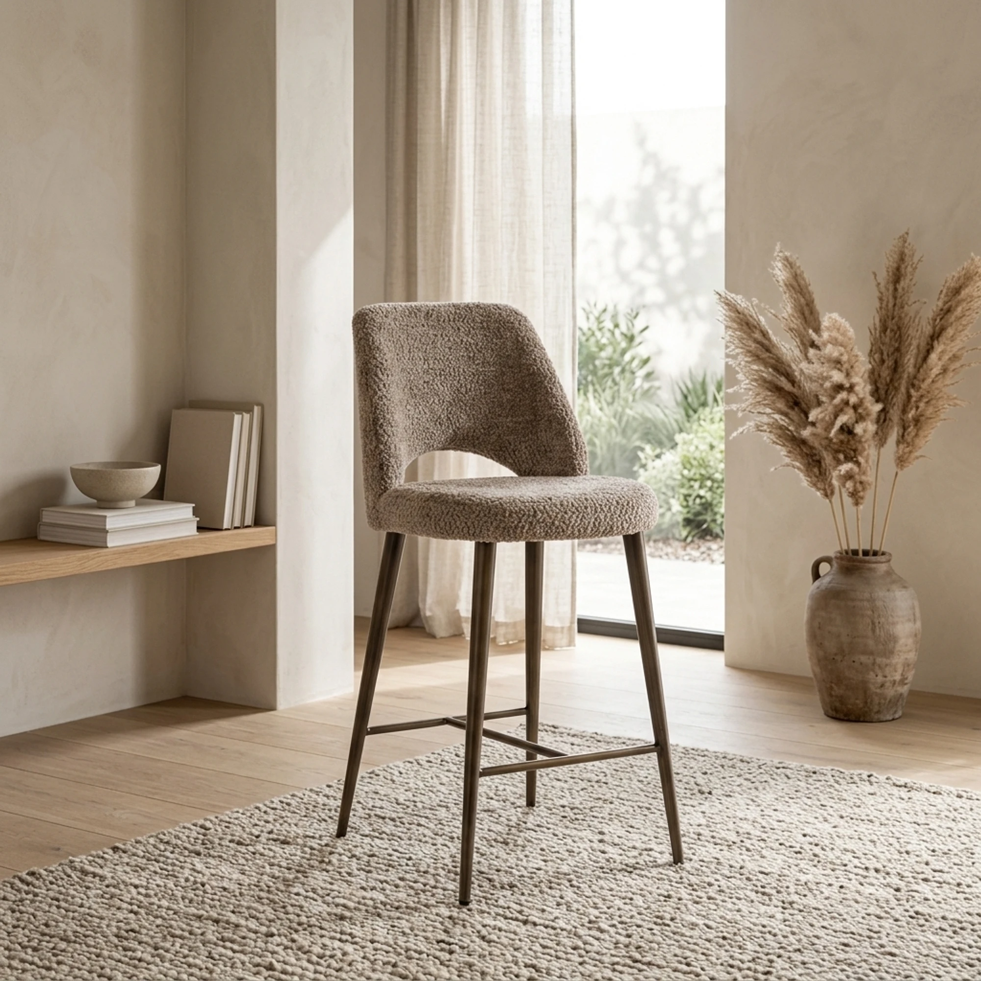 Thekenstuhl Delphine lovely nature feuerhemmend - Richmond Interiors