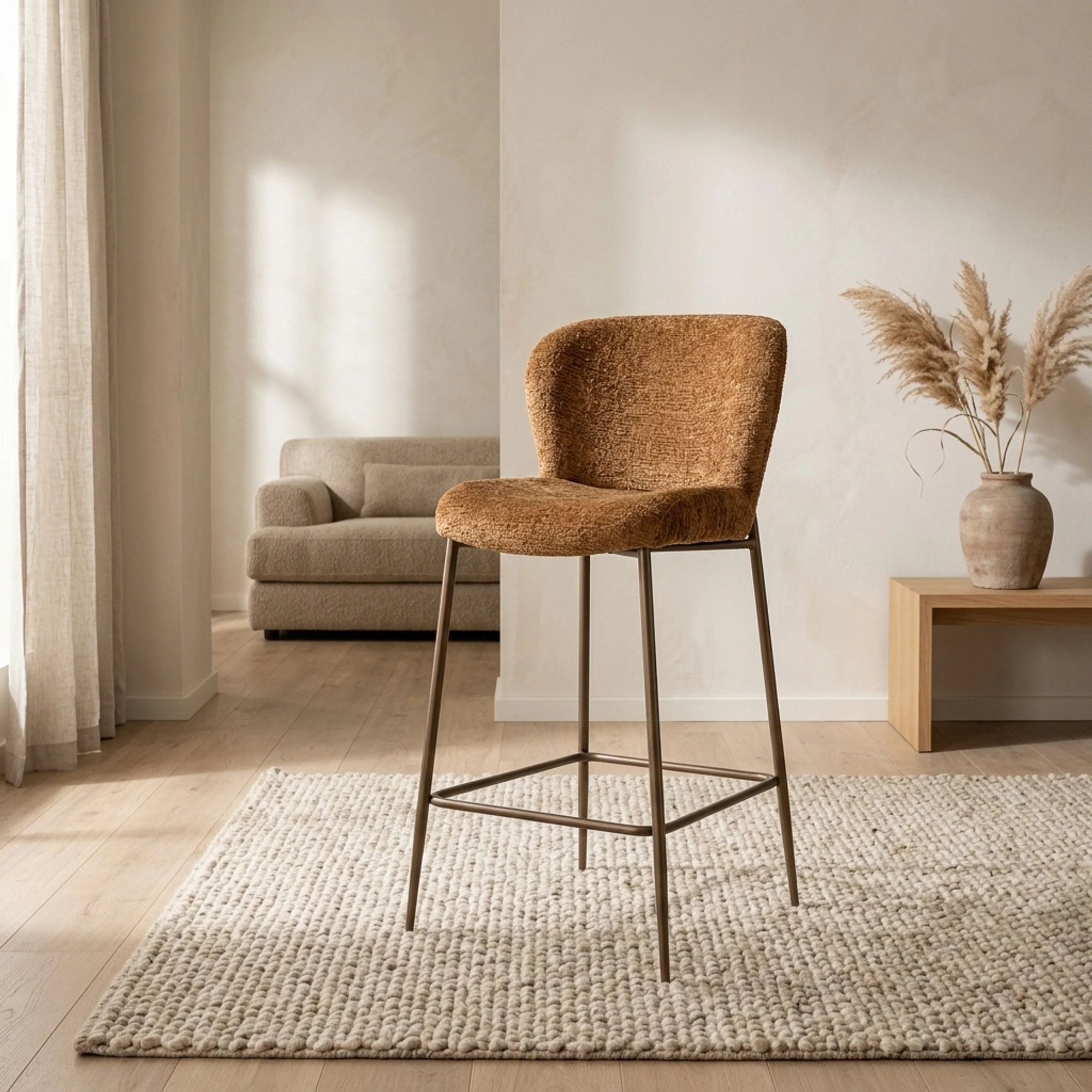 Counterstoel Odarby cognac fusion - Richmond Interiors