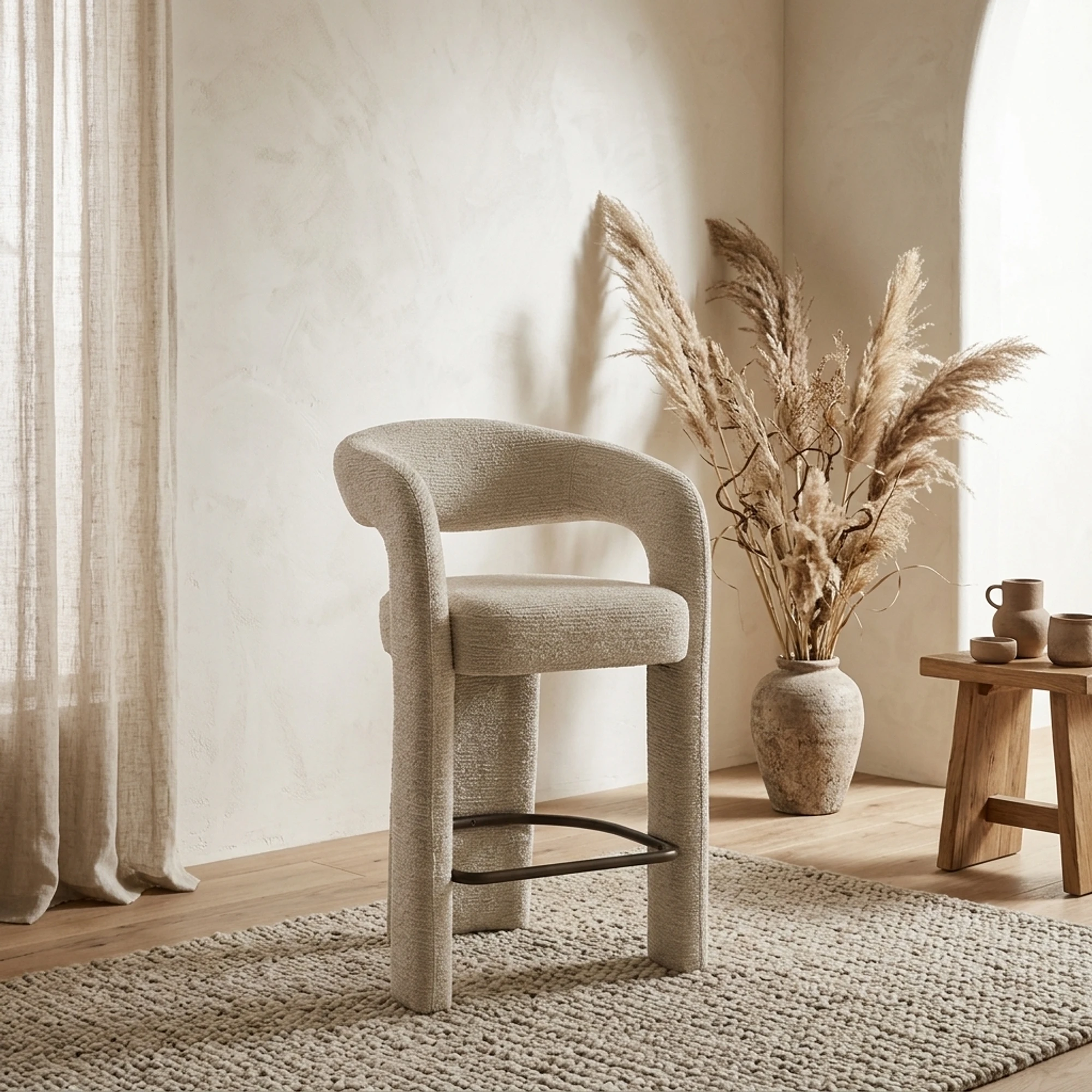 Thekenstuhl Soho natural linear - Richmond Interiors