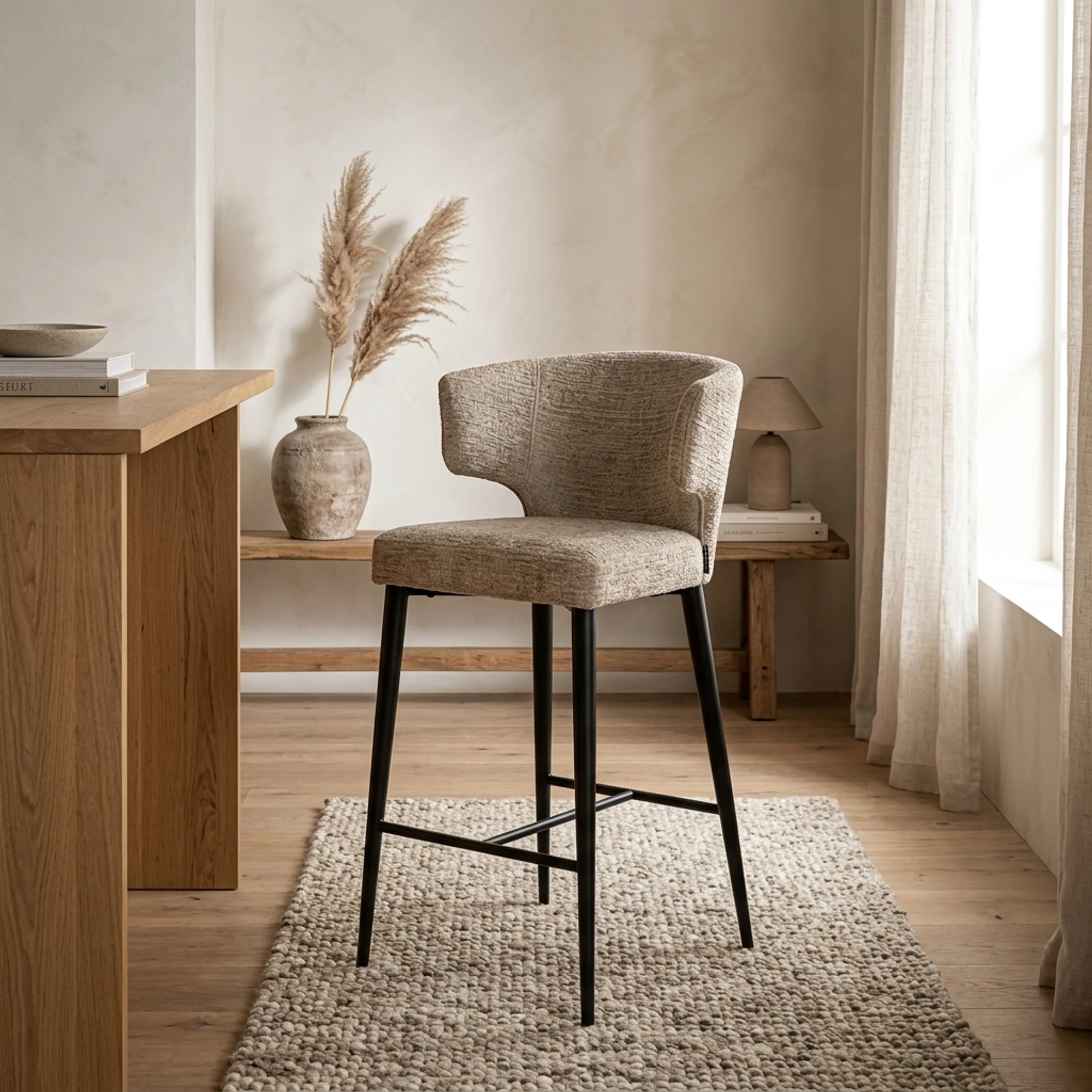 Counterstoel Taylor desert fusion brandvertragend - Richmond Interiors