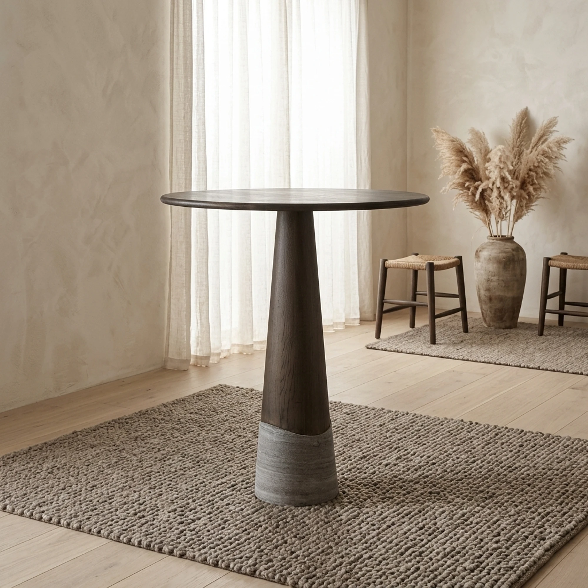 Harper Counter Table Smoked charchoal - Richmond Interiors