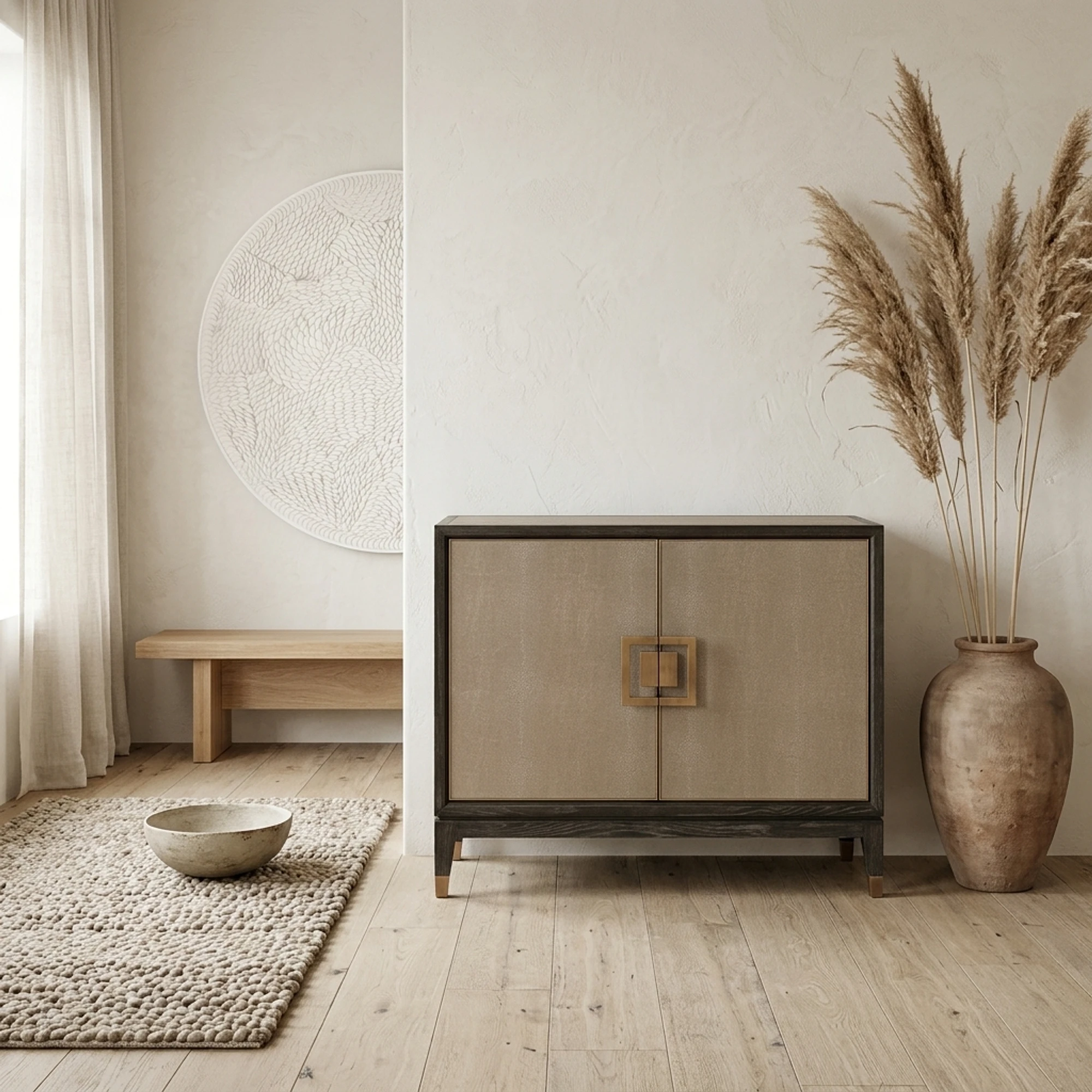Sideboard Bloomville brass shagreen - Richmond Interiors