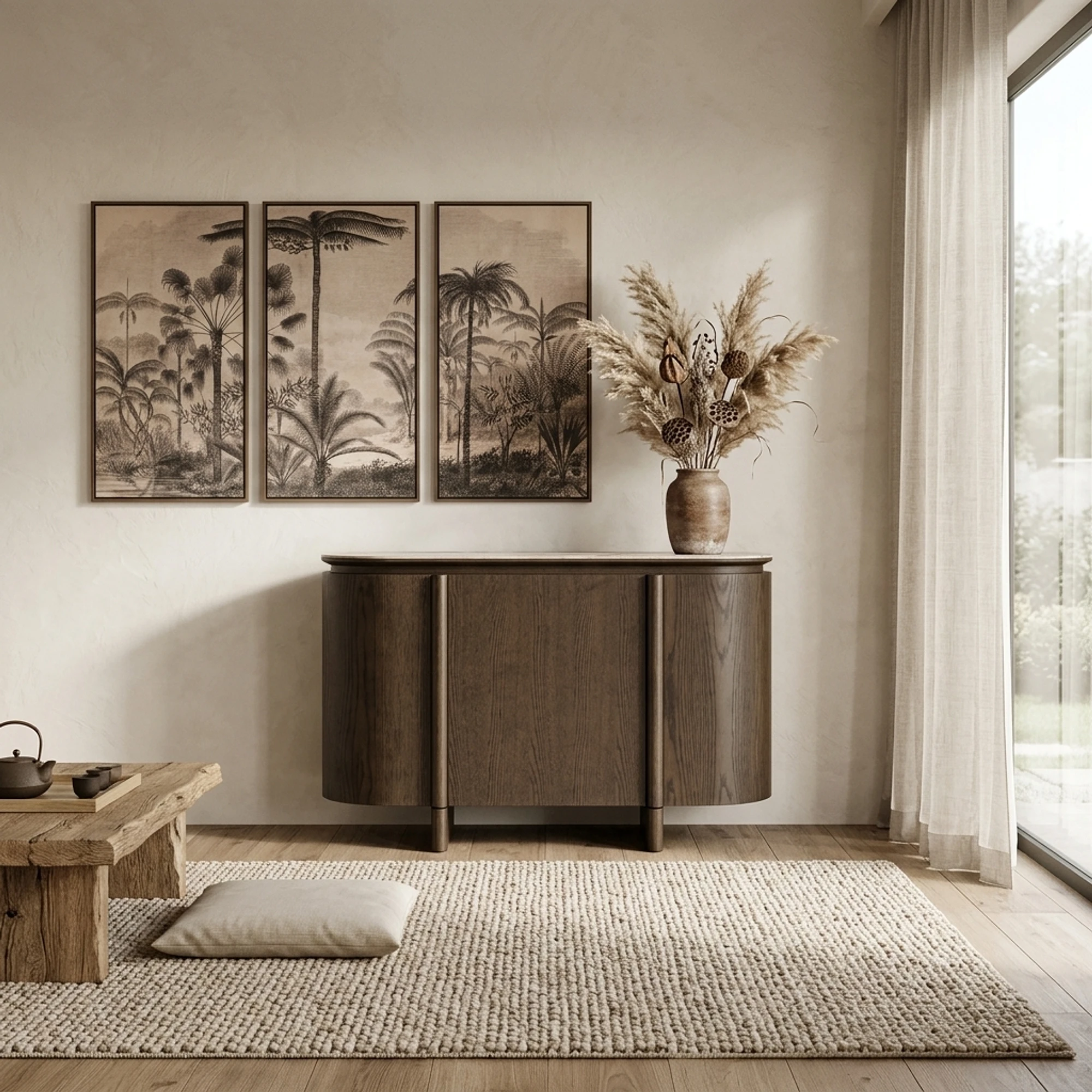 Langford Sideboard brown 3-doors - Richmond Interiors