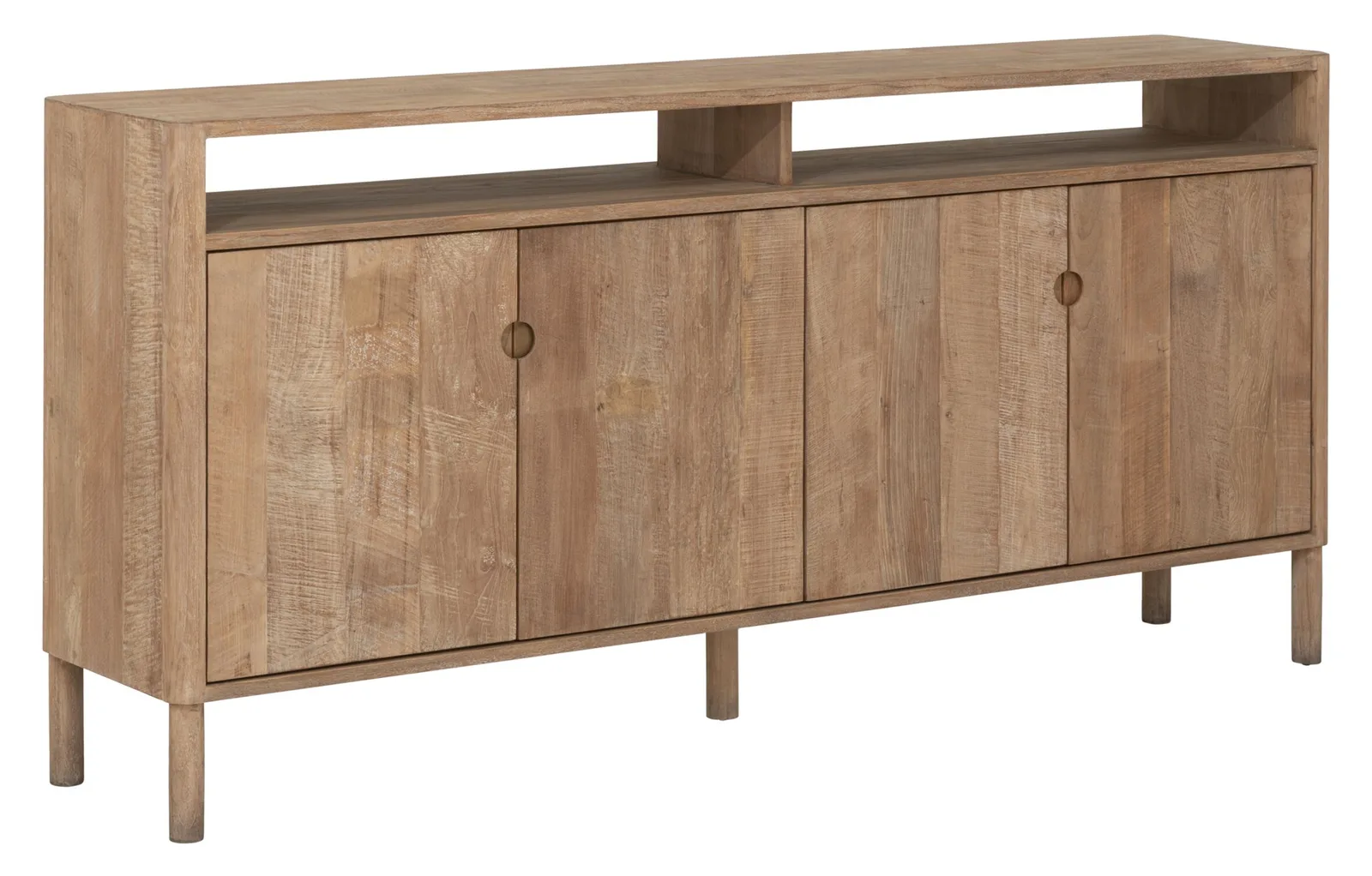 Dressoir Apollo op een witte achtergrond, met de voorkant en rechterzijkant zichtbaar - DTP Home