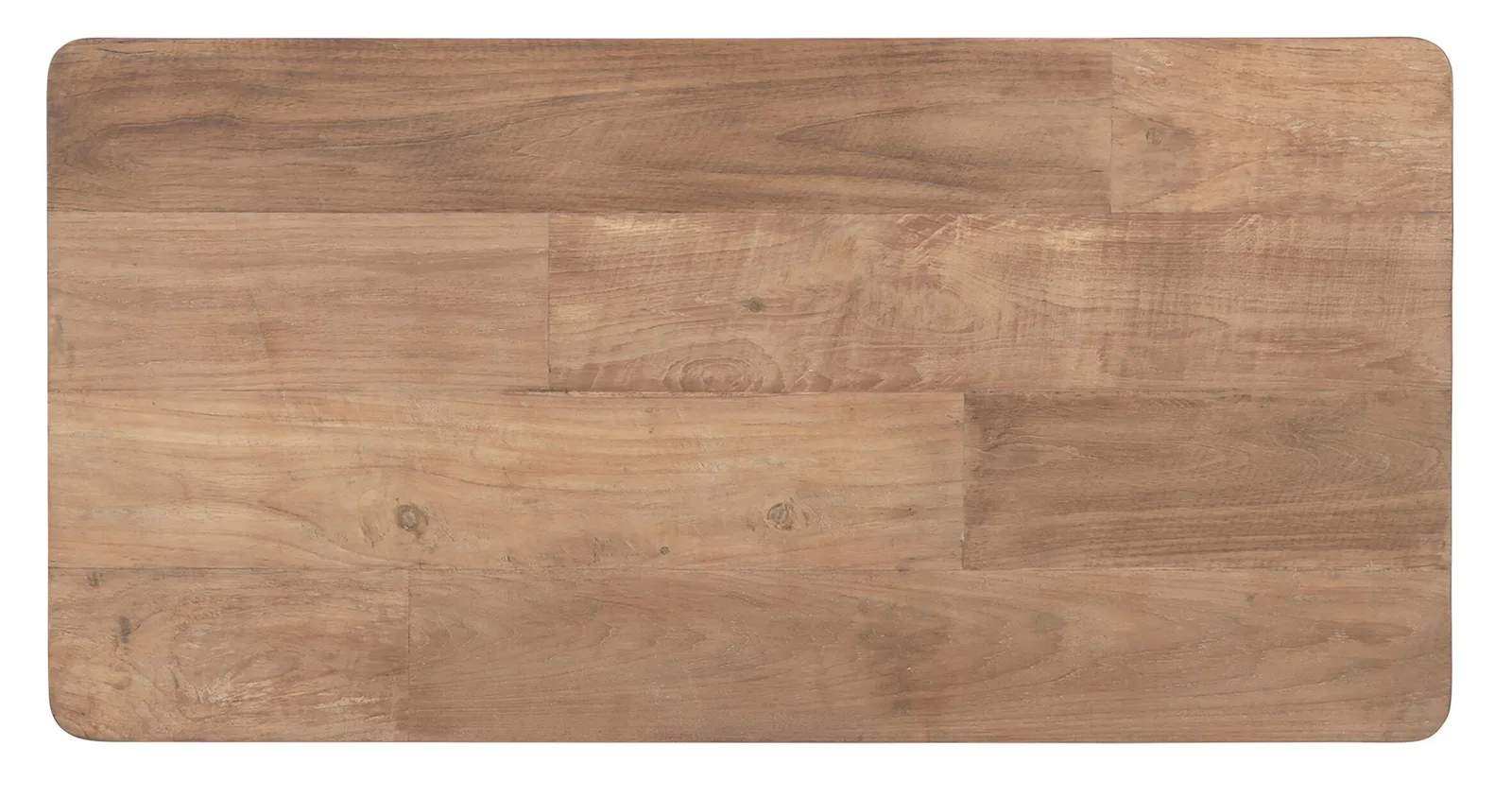 Detail der Tischplatte des Schreibtisch Bliss, eine Nahaufnahme der Holzbretter - DTP Home